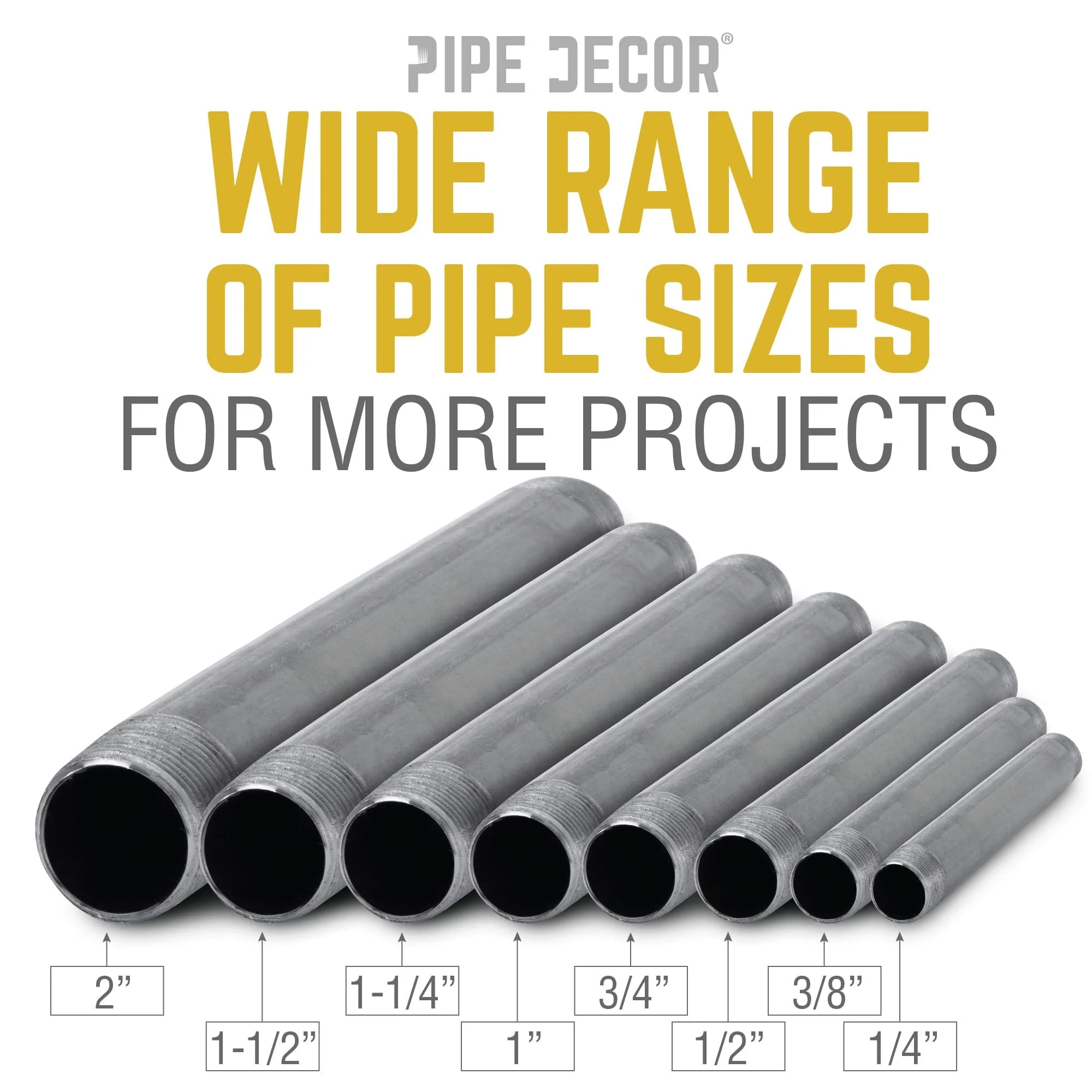 1/4 in. x 12 in. Black Pipe - Image 4