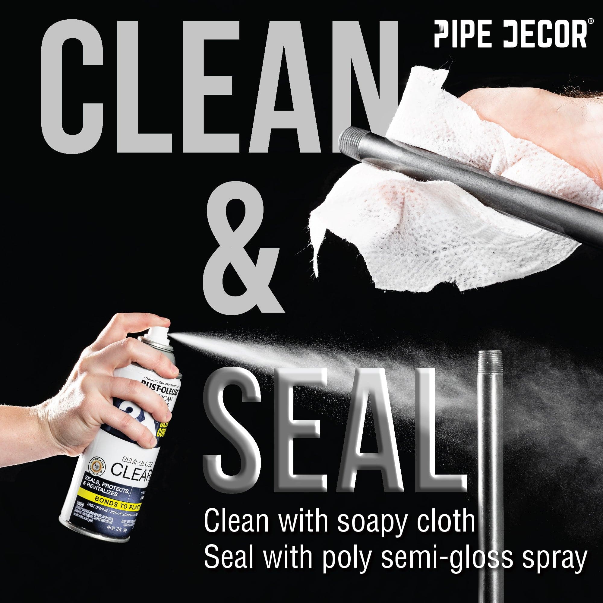 1/4 in. x 12 in. Black Pipe - Image 9