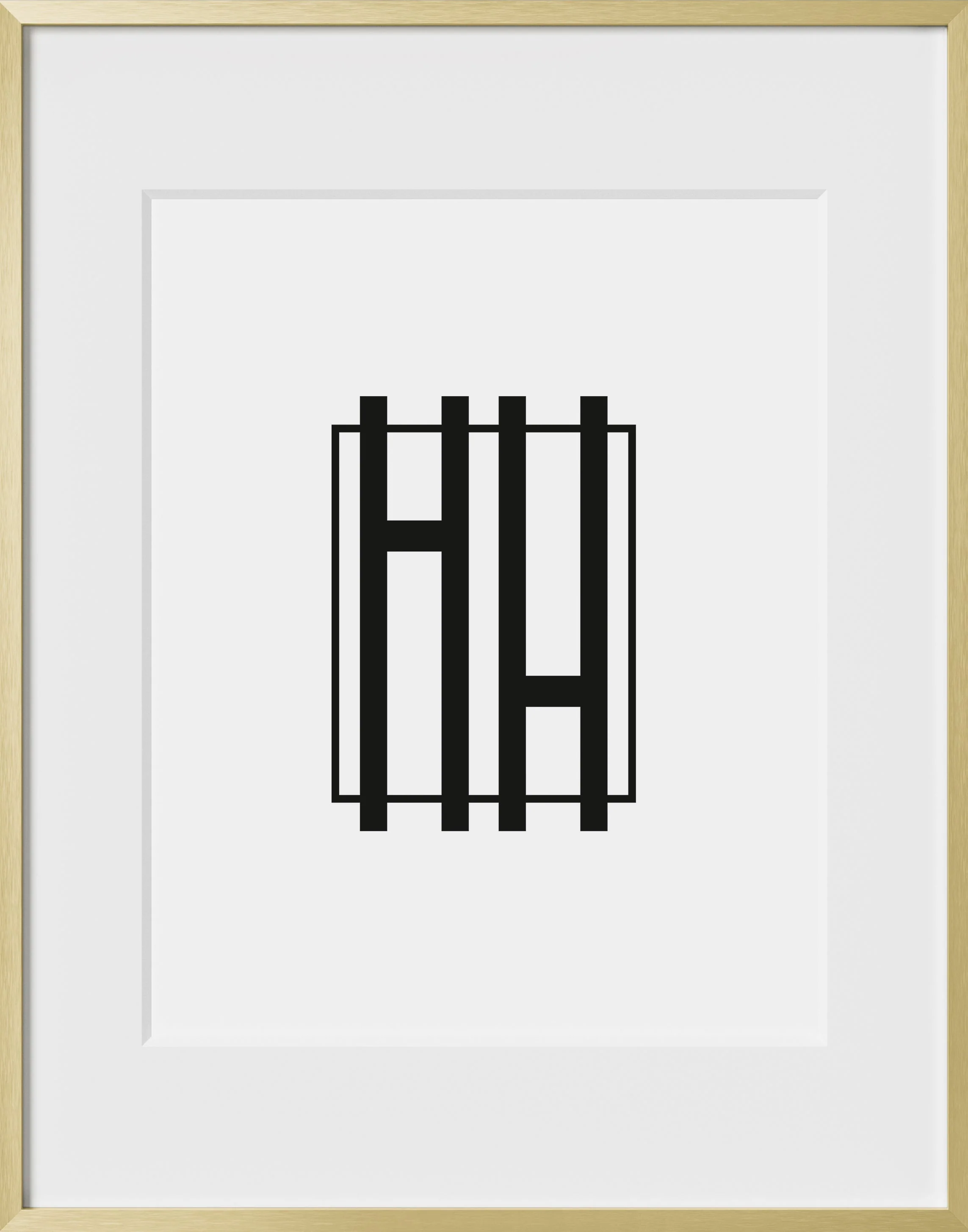 11x14, Gold Aluminum Glass Frame