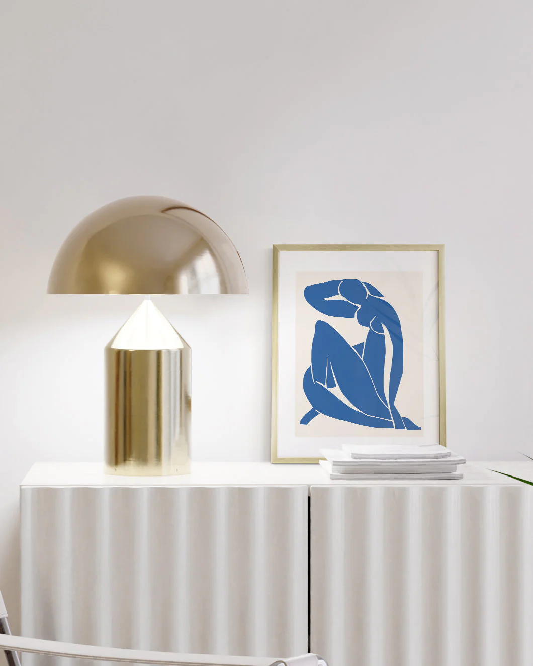 12x16, Gold Aluminum Plexi Frame - Image 2