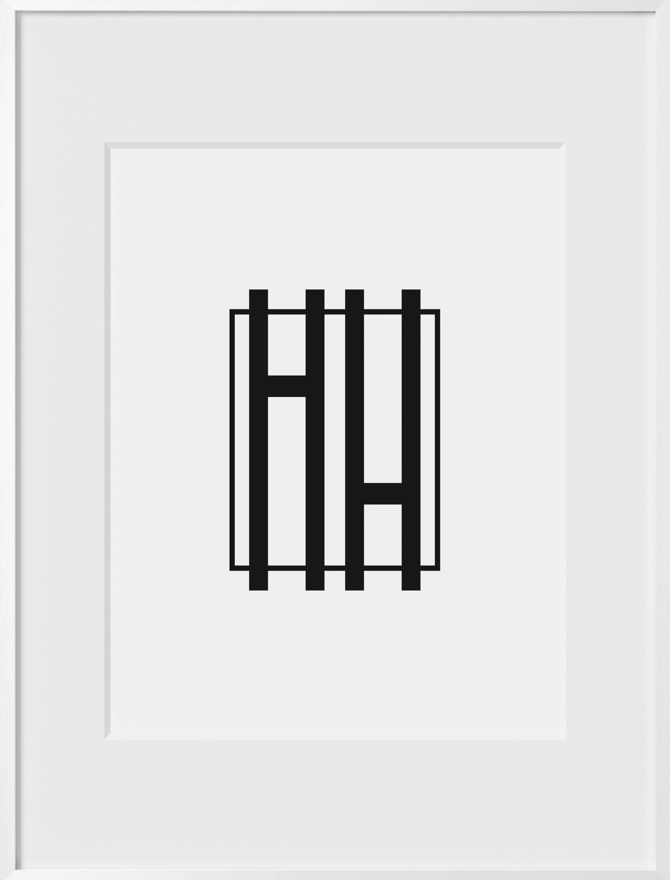 12x16, White Aluminum Glass Frame
