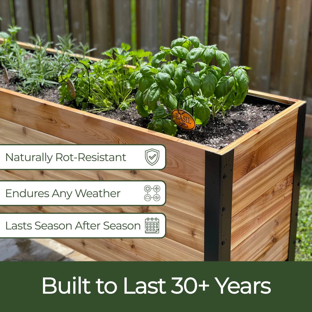 18" x 48" Planter Box - 24" TALL / Select Grade - Image 2