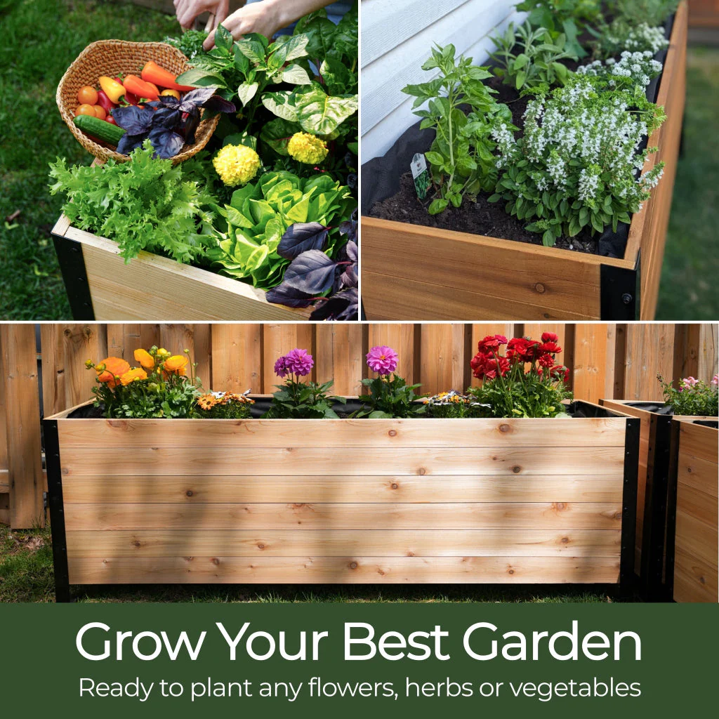 18" x 48" Planter Box - 24" TALL / Select Grade - Image 3