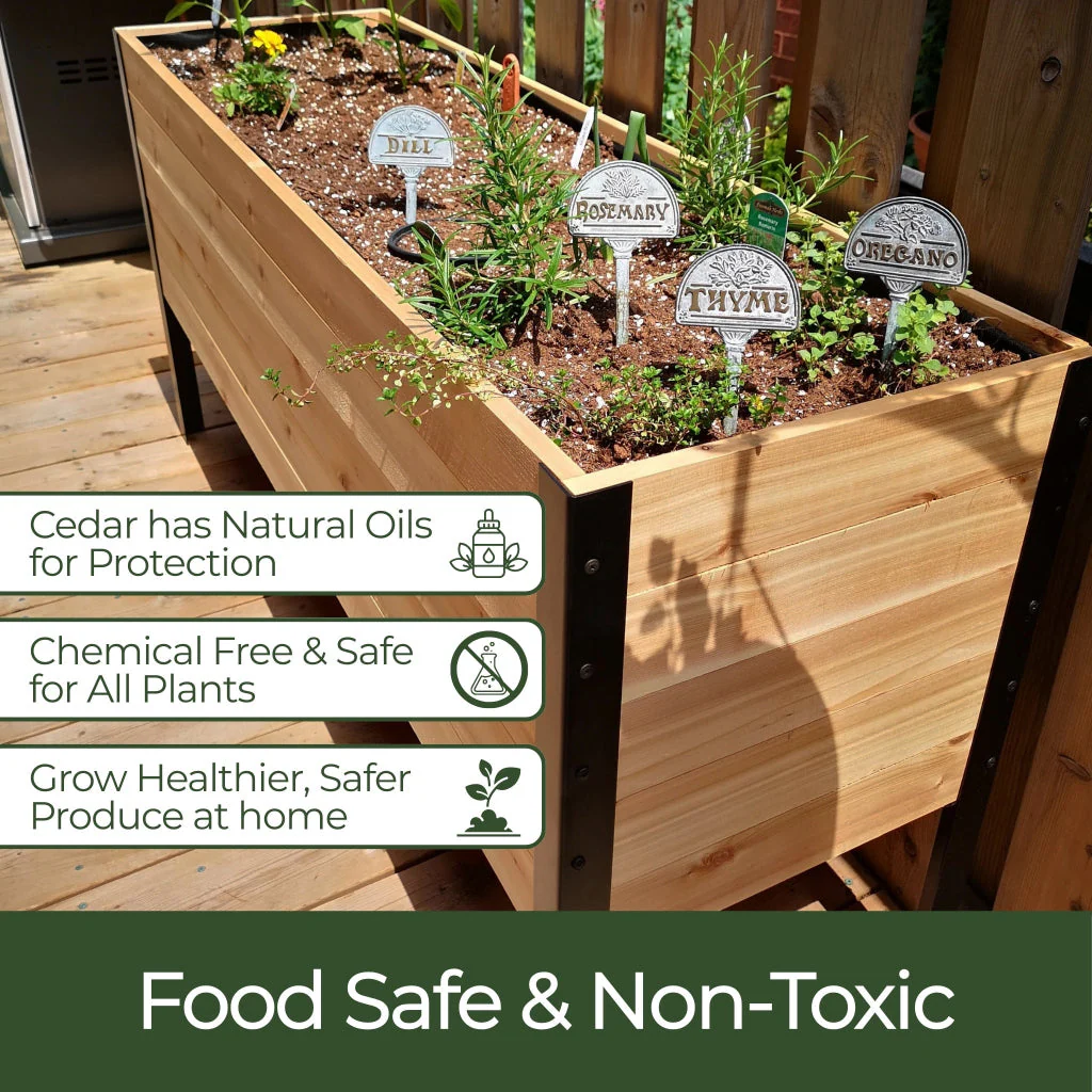18" x 48" Planter Box - 24" TALL / Select Grade - Image 6
