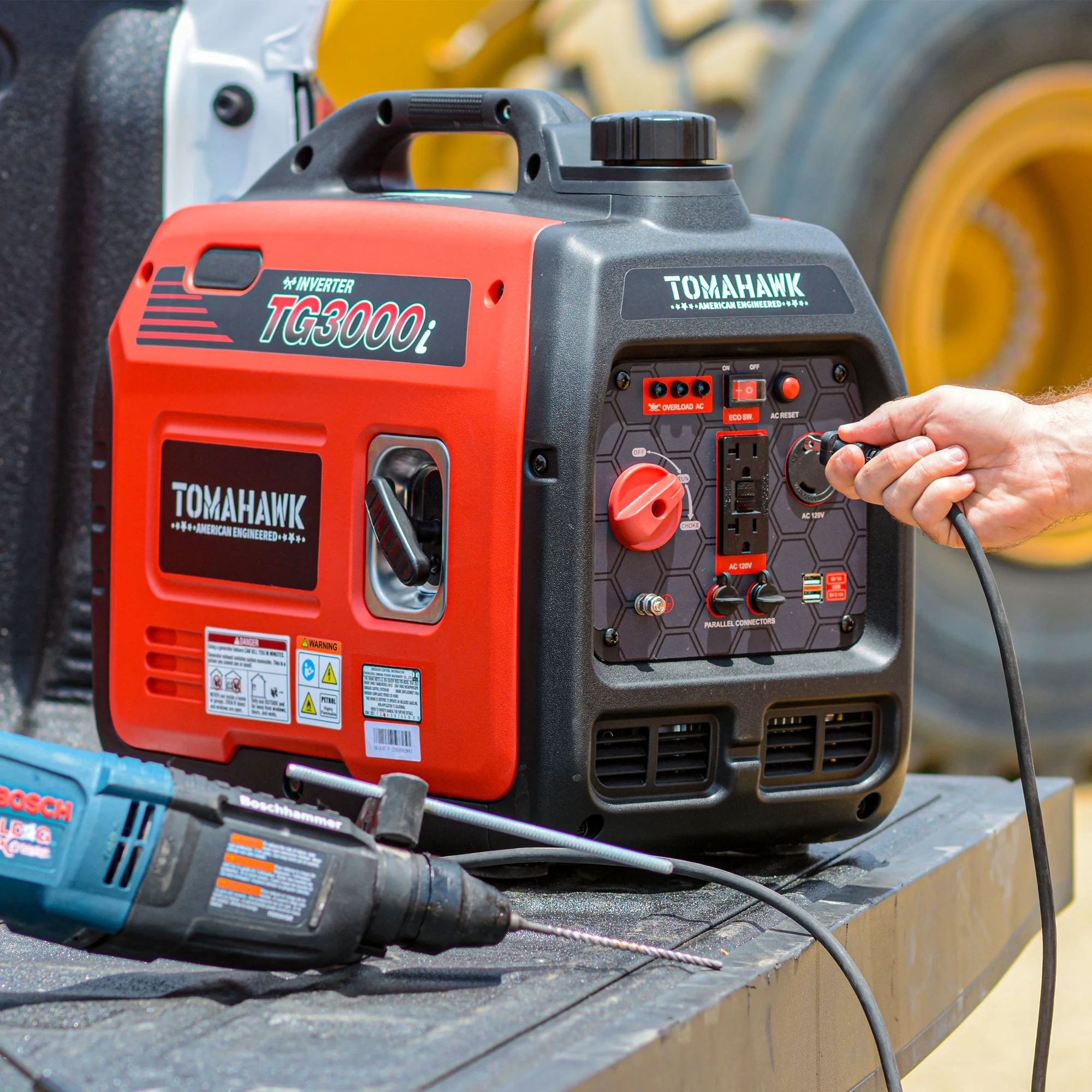 3000 Watt Inverter Generator Super Quiet Portable Gas Power Professional Use - Camo Special Edition - Image 2