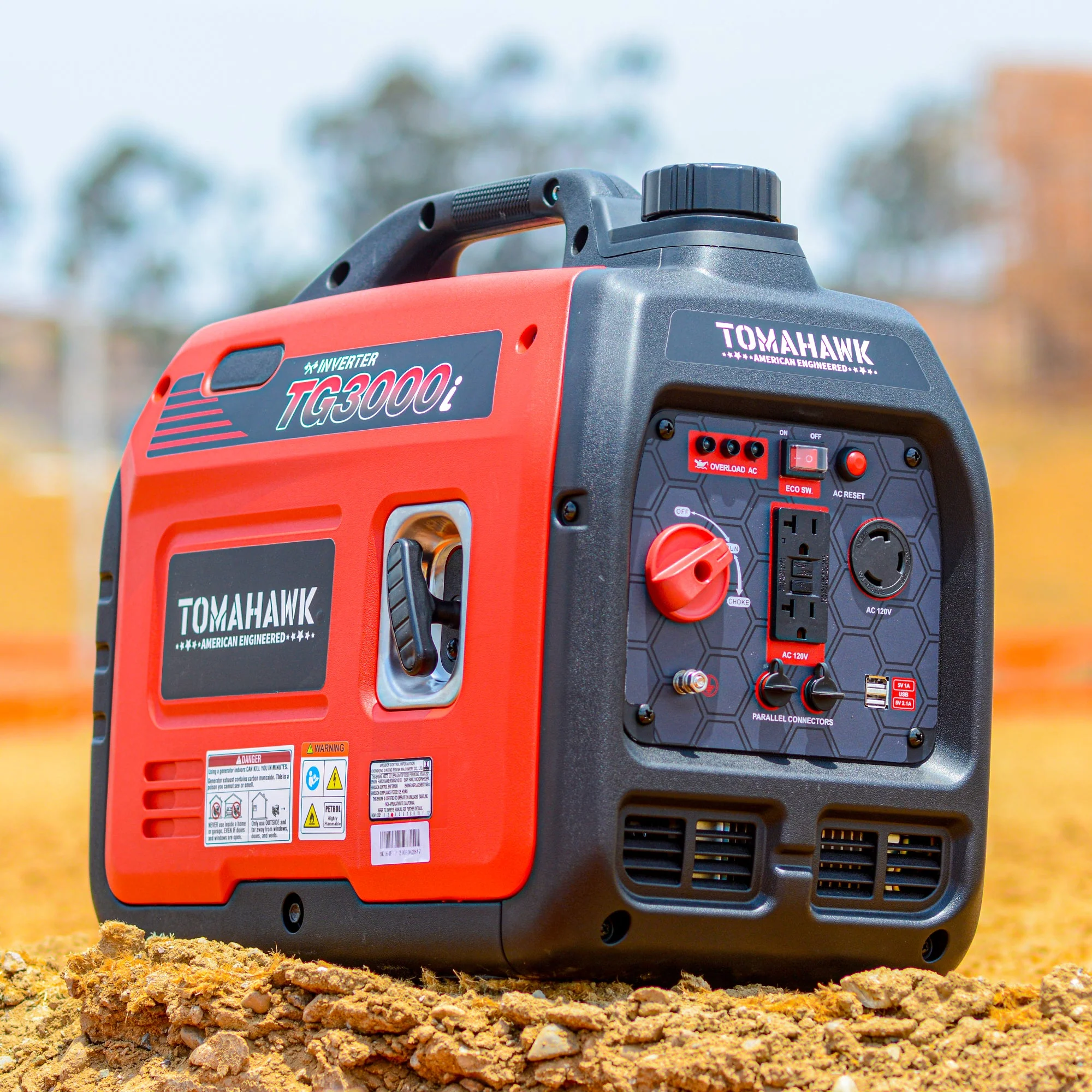 3000 Watt Inverter Generator Super Quiet Portable Gas Power Professional Use - Camo Special Edition - Image 6