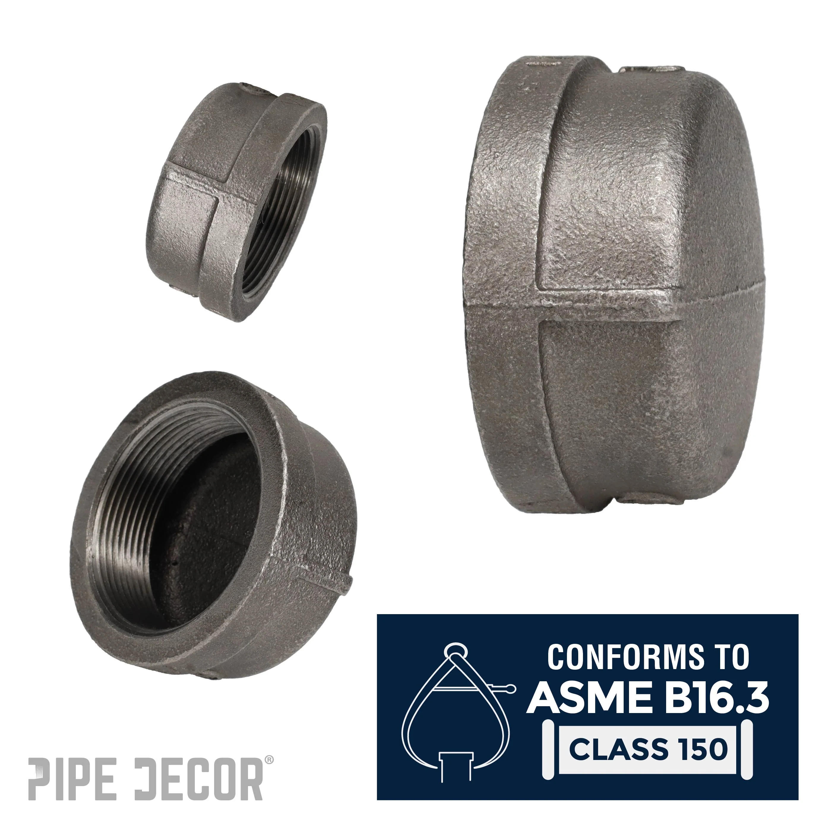 4 in. Black Cap - Image 4