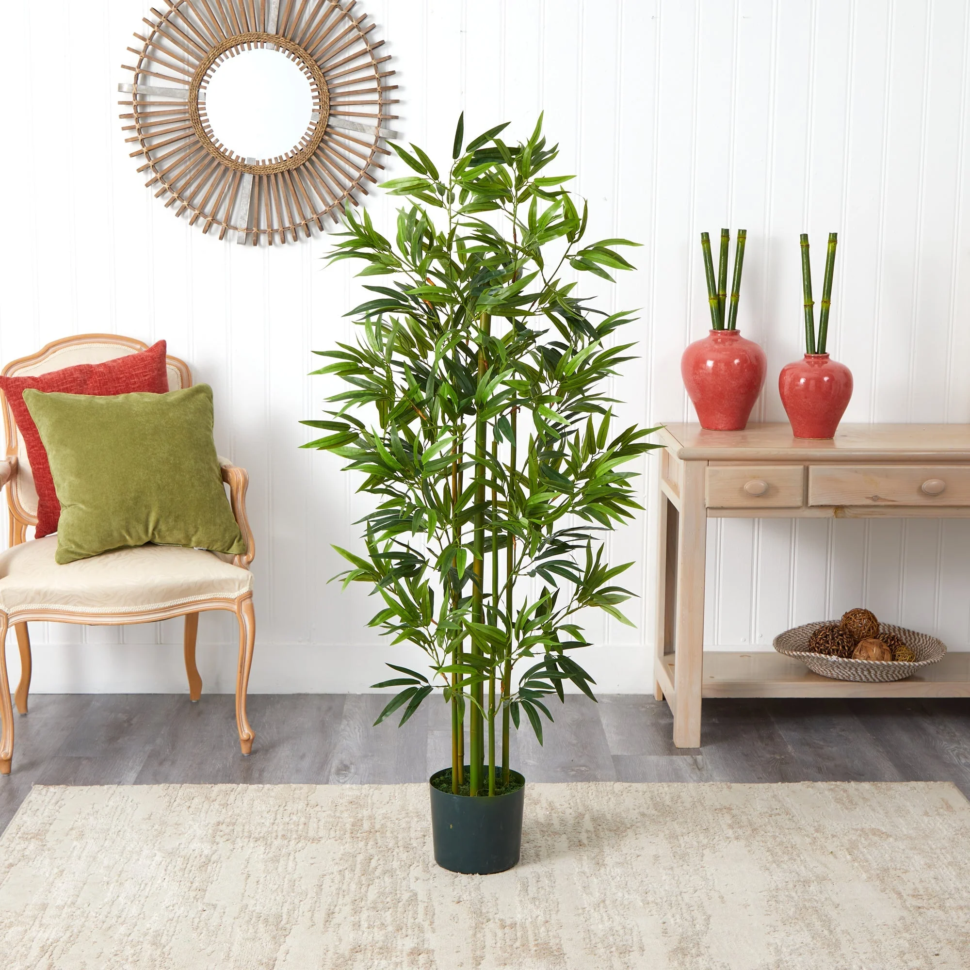 5’ Bamboo Artificial Tree - Image 4