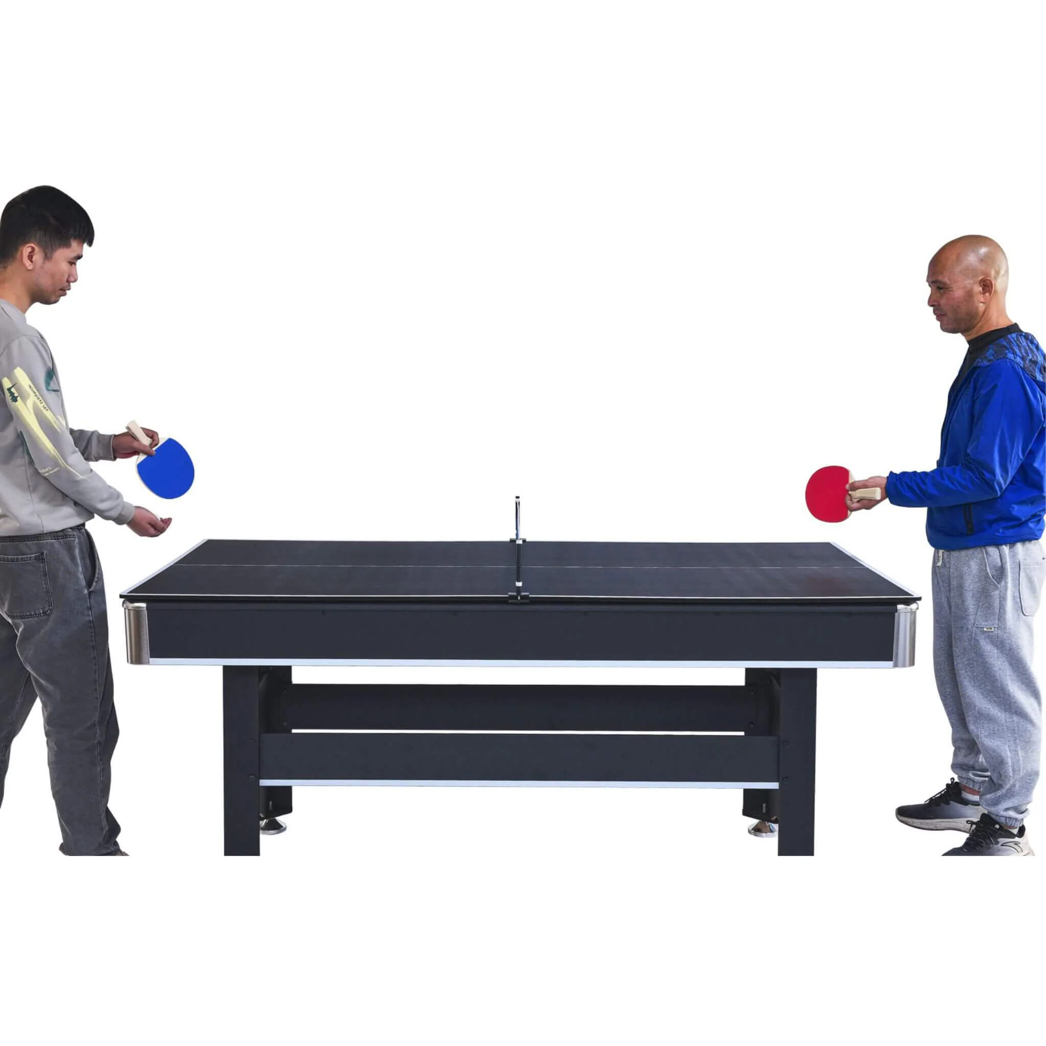 6FT Premium Wooden Multifunctional Pool Table With Table Tennis Top (SAK62741) - Image 16