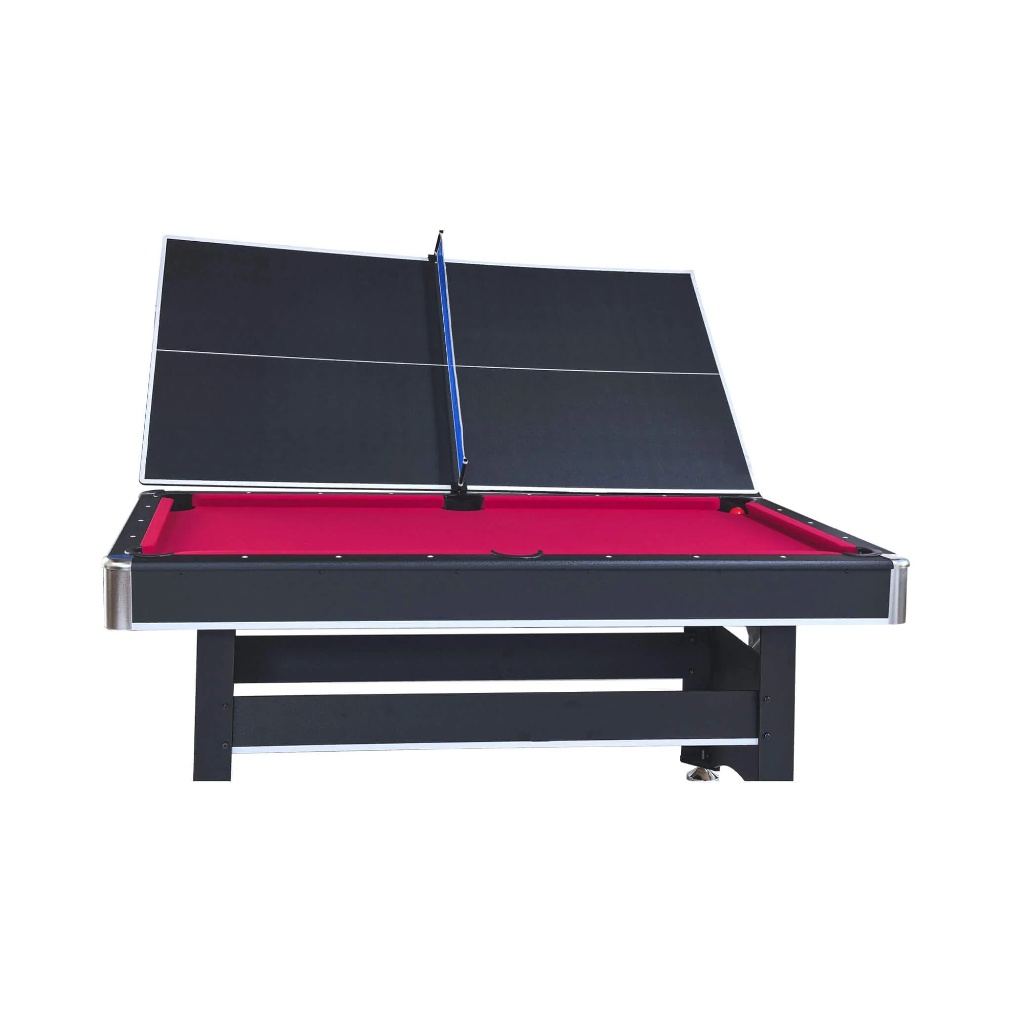 6FT Premium Wooden Multifunctional Pool Table With Table Tennis Top (SAK62741) - Image 18