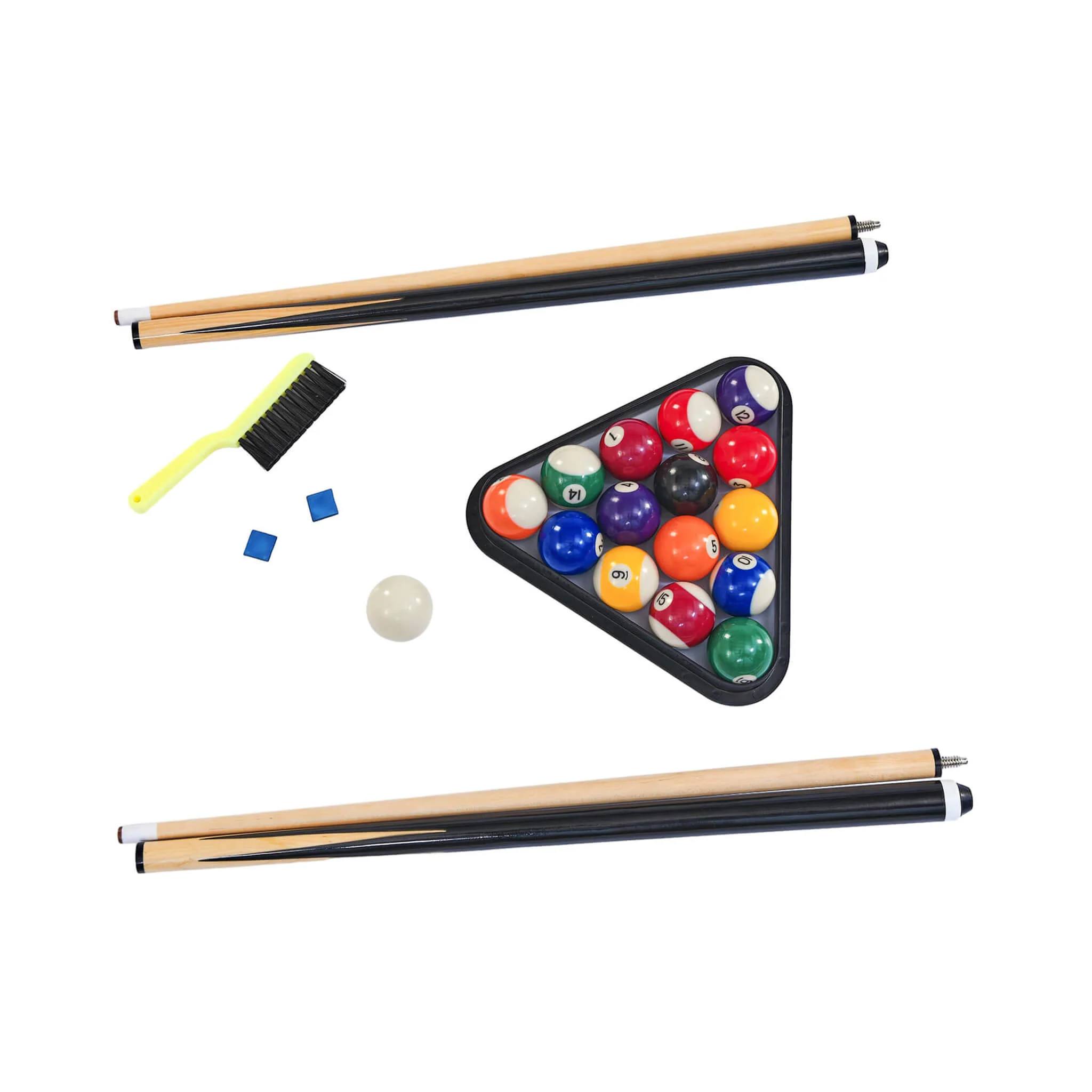6FT Premium Wooden Multifunctional Pool Table With Table Tennis Top (SAK62741) - Image 22