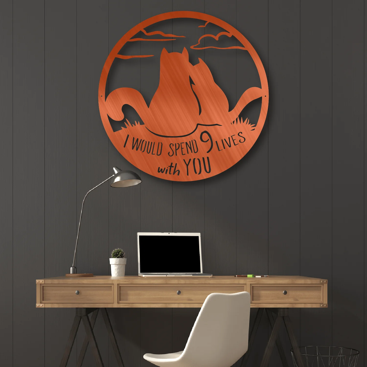 9 Lives Together Wall Art - Image 2