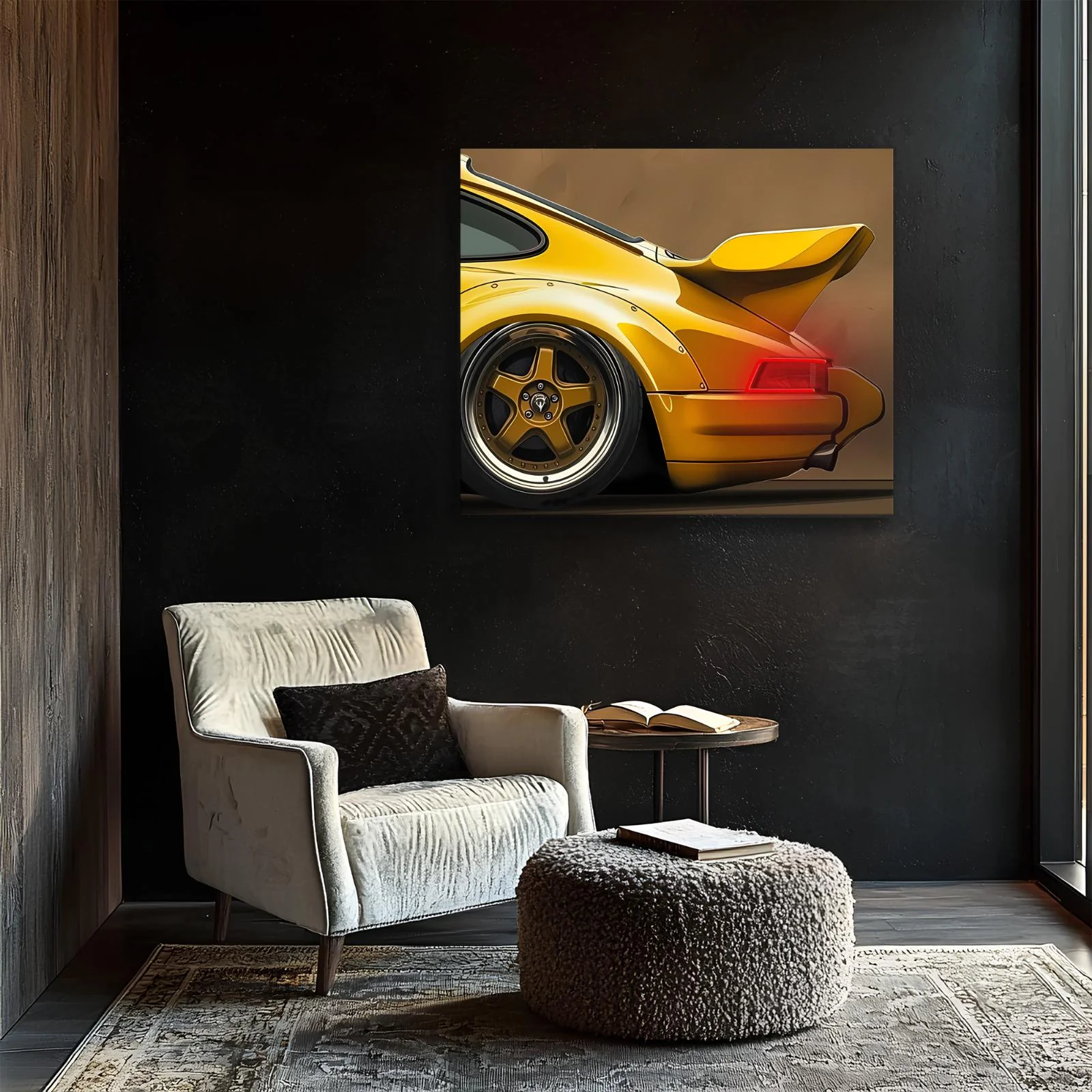 Acrylic Poster with Neon Lights | Custom LED Backlit Wall Art | High-Quality Automotive Poster for Car Enthusiasts, Gifting - Image 5