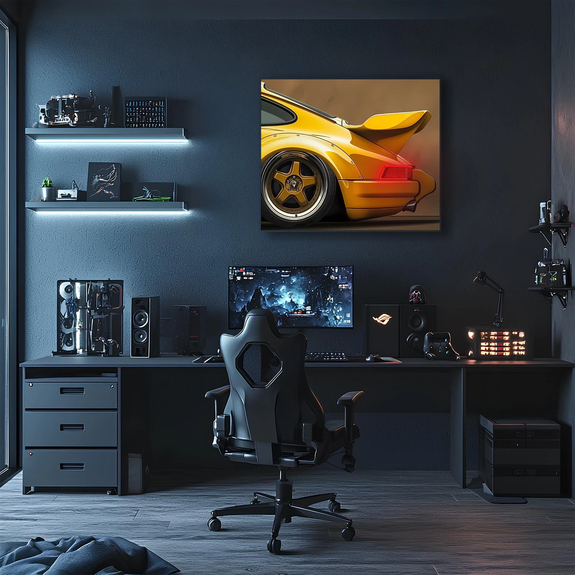 Acrylic UV‑Printed Car Neon Poster with LED Glow – Custom Sizes Available - Image 7