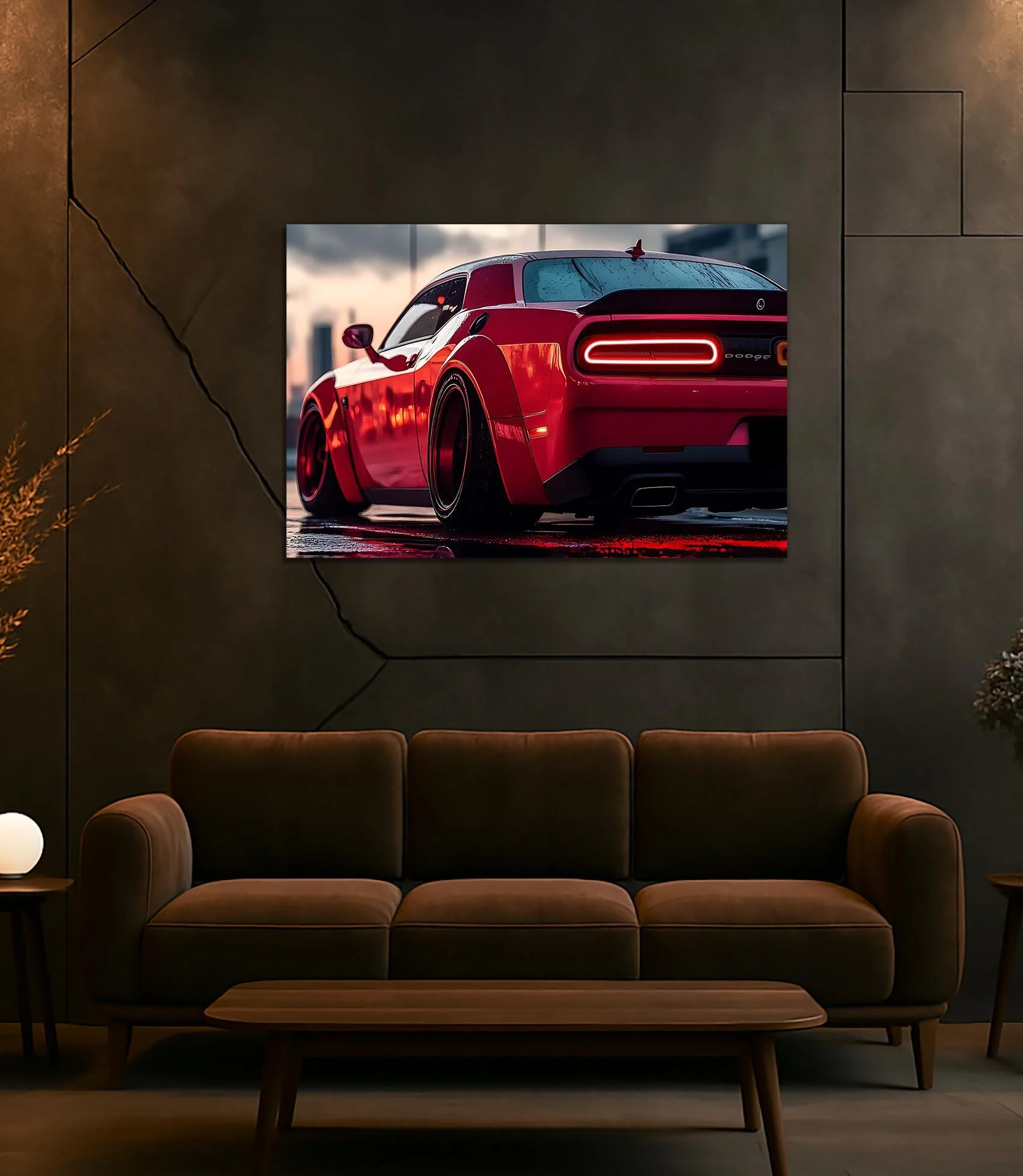 Acrylic UV‑Printed Car Poster with Integrated Neon LED Lighting - Image 5