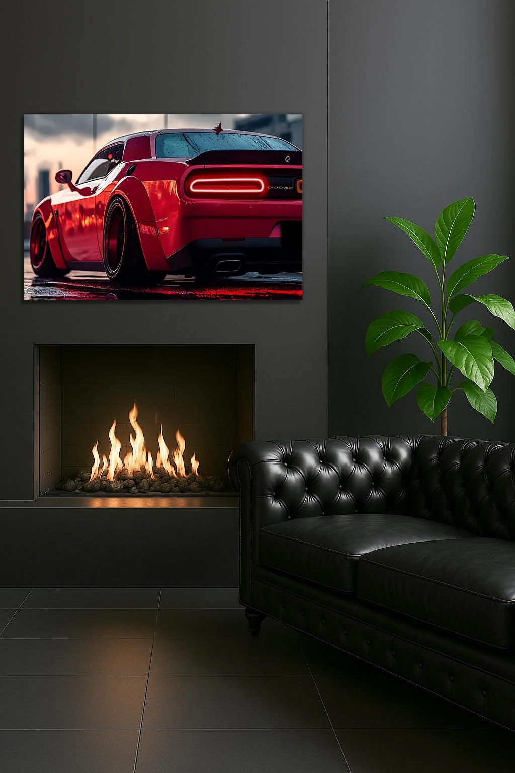 Acrylic UV‑Printed Car Poster with Integrated Neon LED Lighting - Image 7