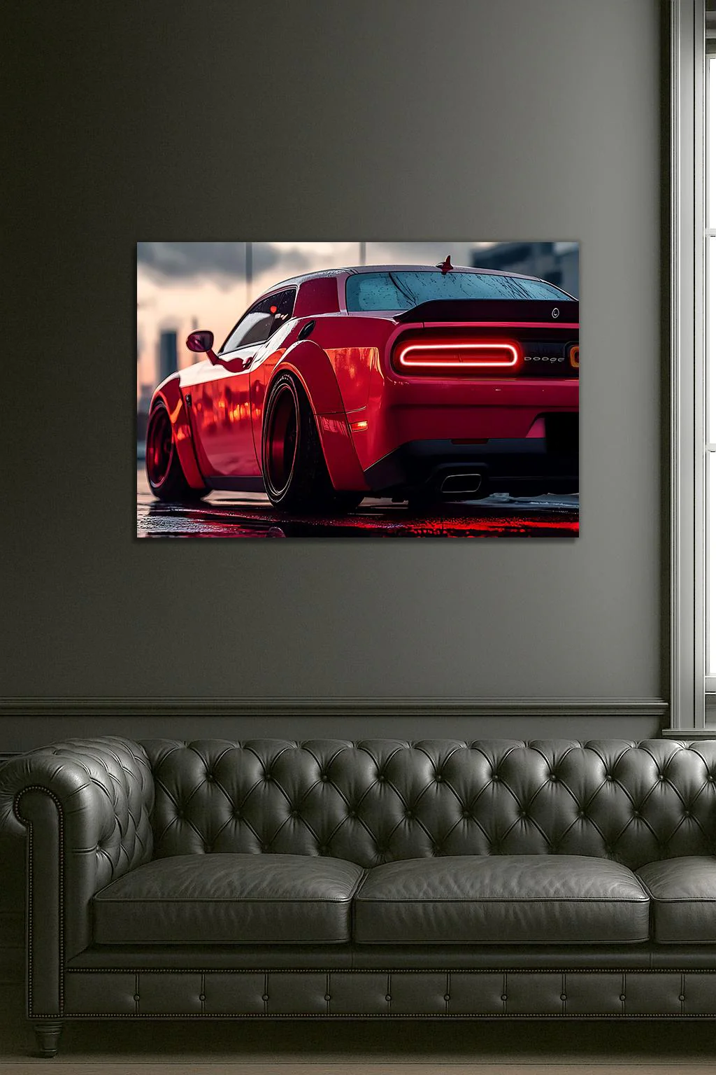 Acrylic UV‑Printed Car Poster with Integrated Neon LED Lighting - Image 8