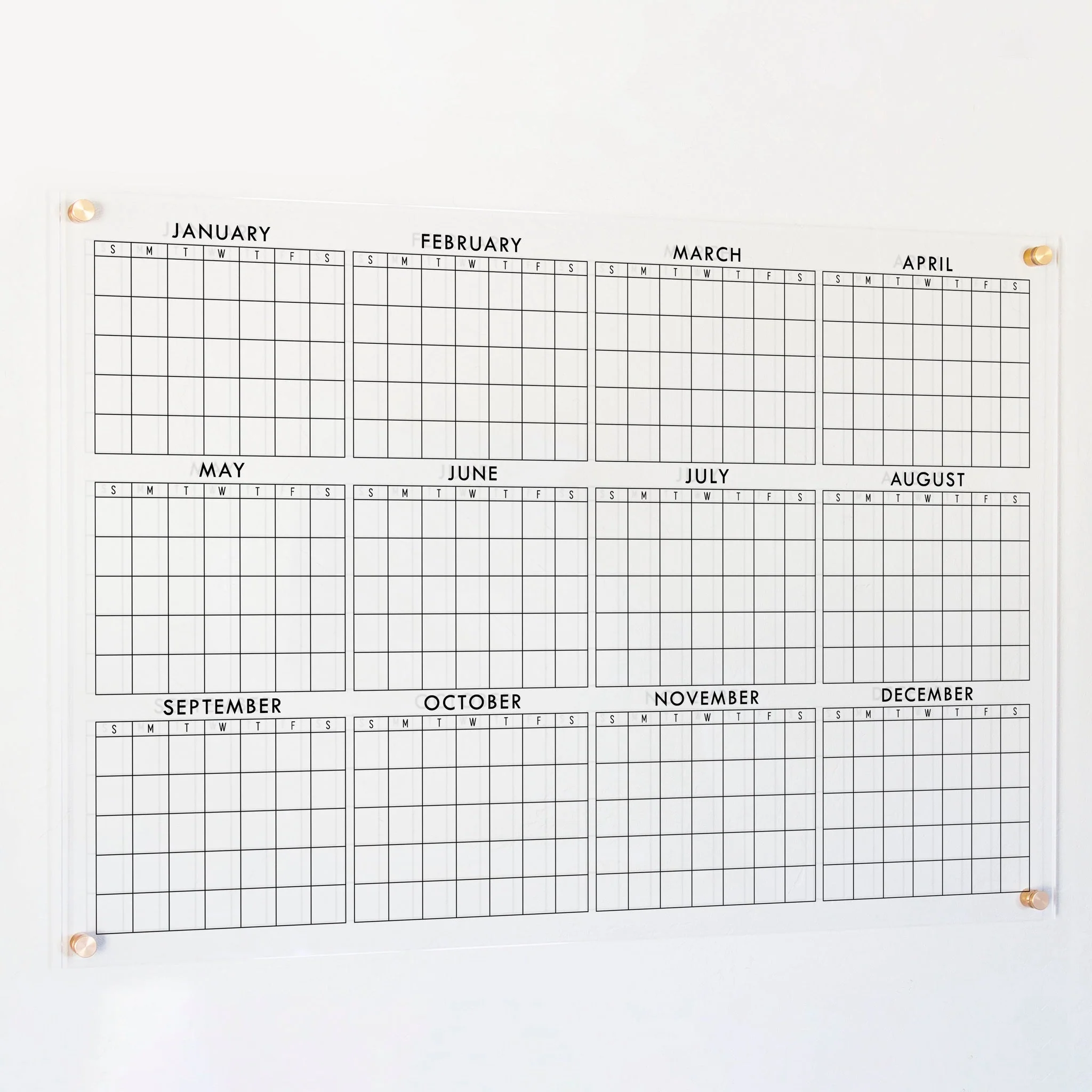 Acrylic Yearly Calendar | Horizontal Multi-style - Image 7