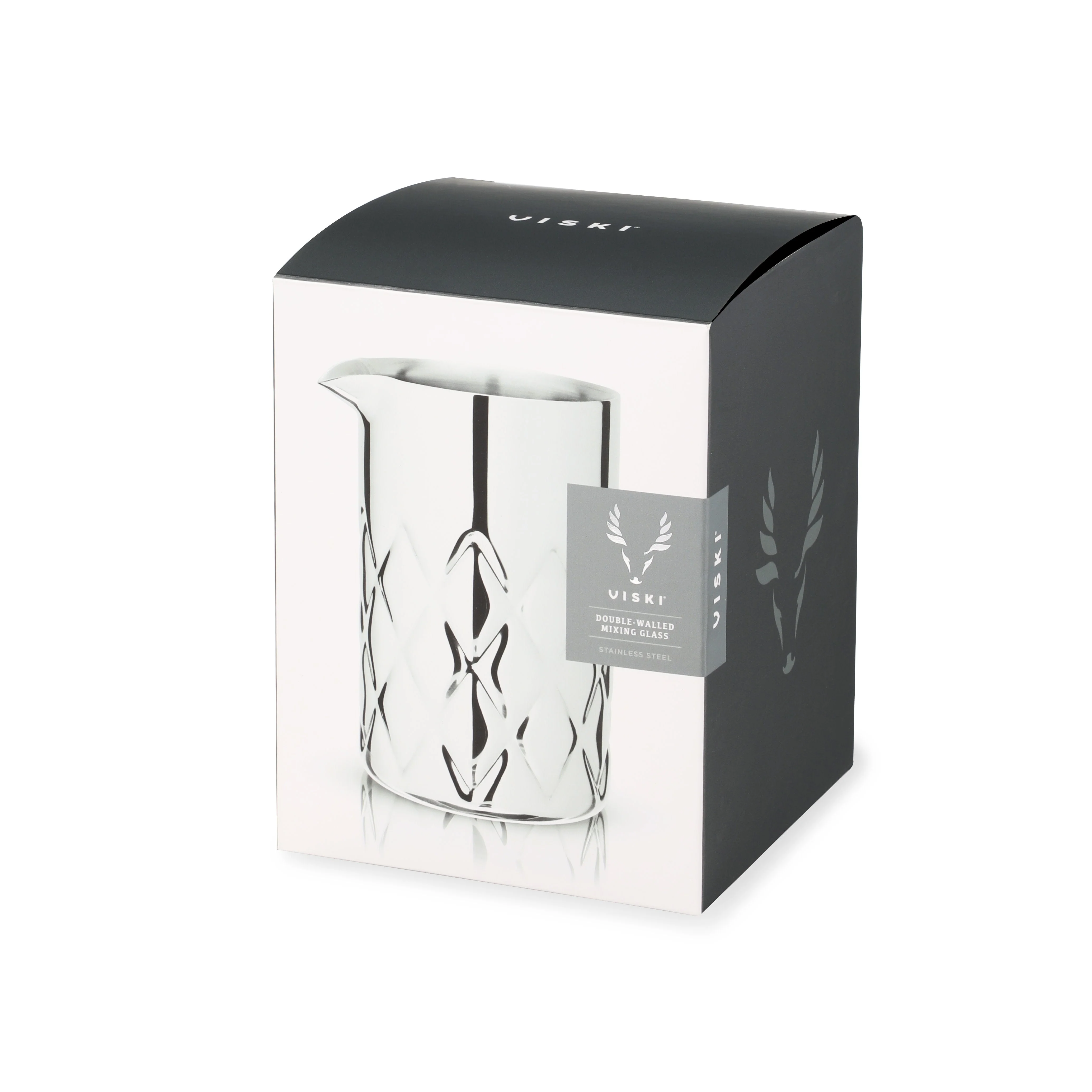 Admiral Stainless Steel Double-Walled Mixing Glass - Image 7