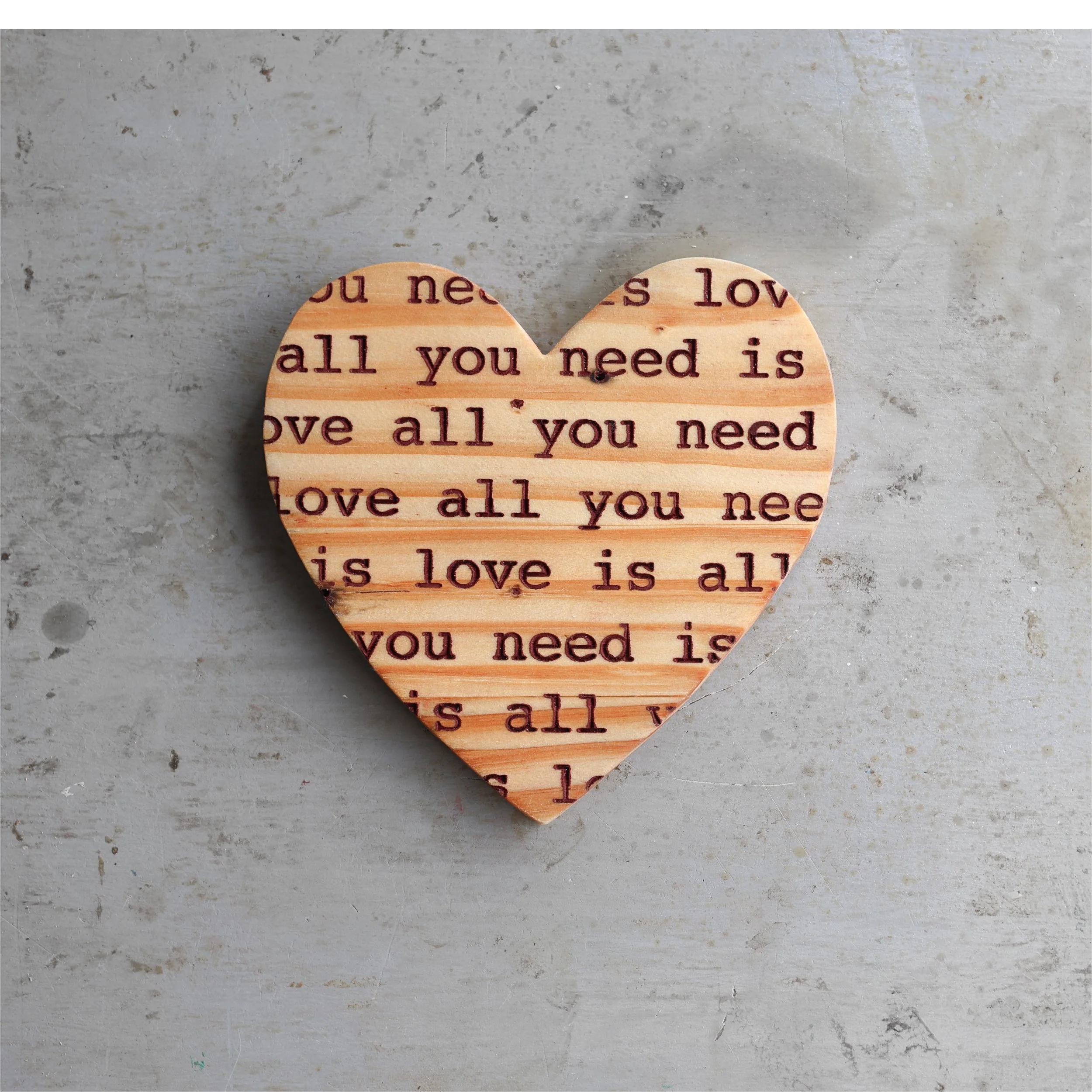 All You Need Is Love Pallet Wood Hearts - Image 2