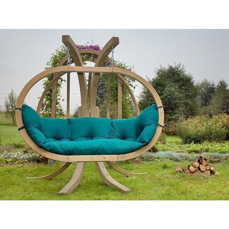 Amazonas Globo Royal Green Double Seater Hanging Chair - Image 4