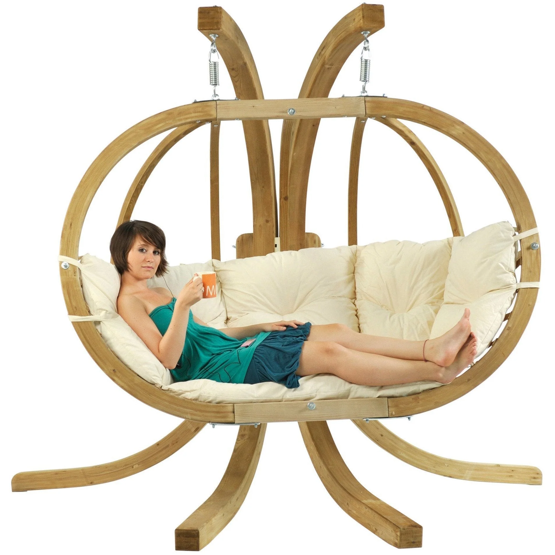 Amazonas Globo Royal Natura Double Seater Hanging Chair - Image 2
