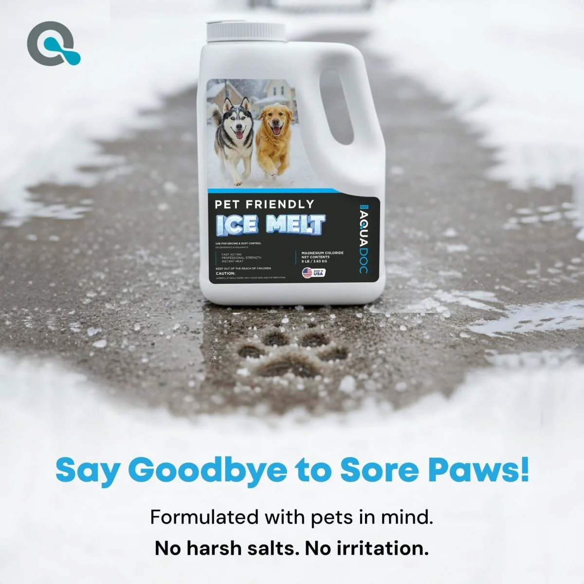 AquaDoc Pet Safe Ice Melt (Magnesium Chloride) - Image 4