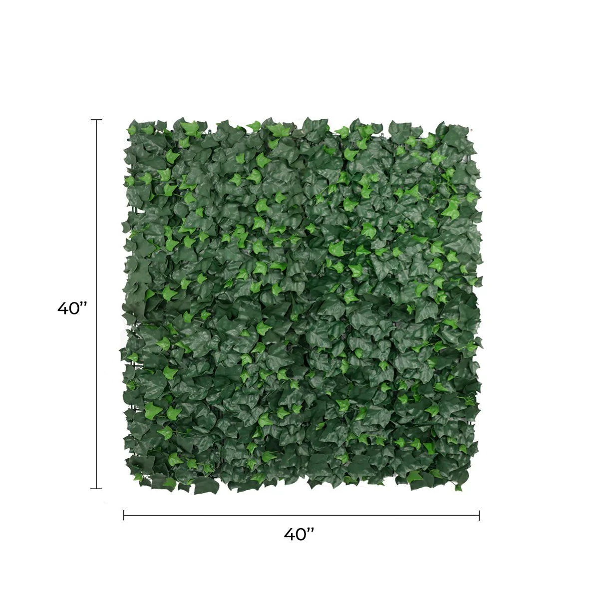 Artificial Boston Ivy Green Wall 40" x 40" 11SQ FT Commercial Grade UV Resistant - Image 2