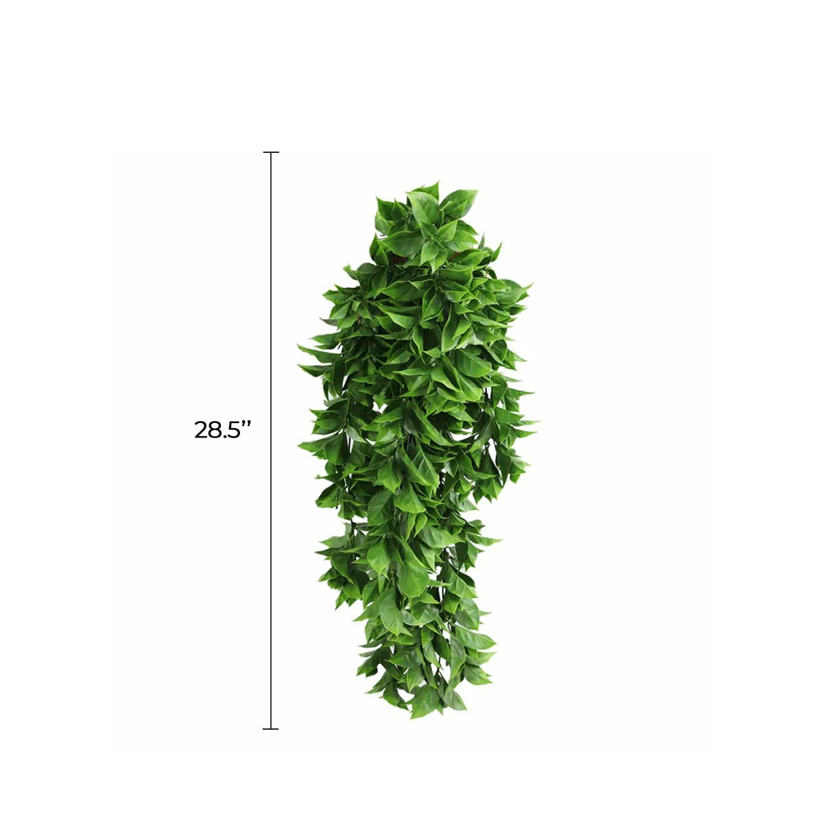 Artificial Dense Hanging Flowering Pothos Bushes – Vivid Green UV Resistant & Fire Rated | 10.6in x 28.5in (27cm x 72cm Each) - Image 2