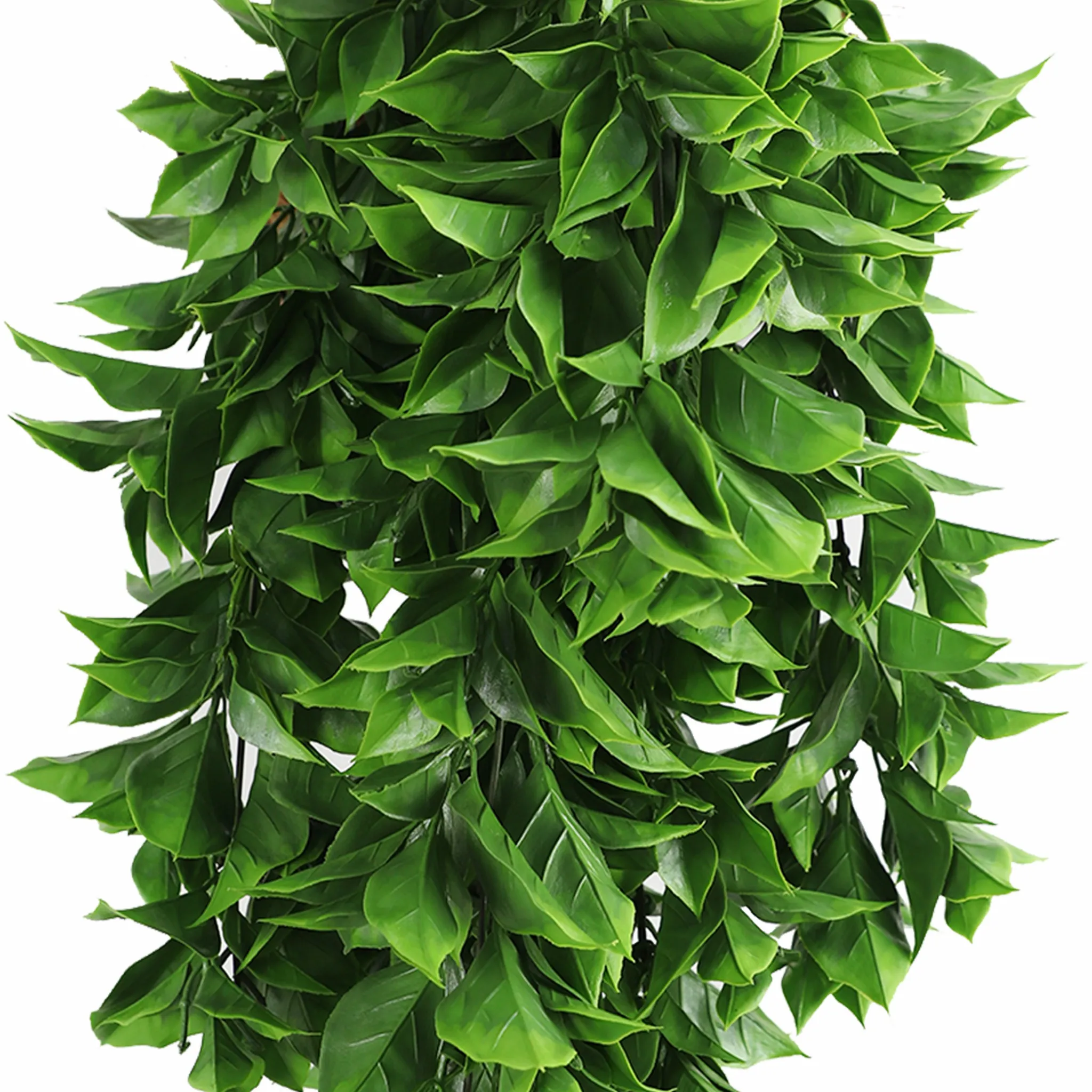 Artificial Dense Hanging Flowering Pothos Bushes – Vivid Green UV Resistant & Fire Rated | 10.6in x 28.5in (27cm x 72cm Each) - Image 4