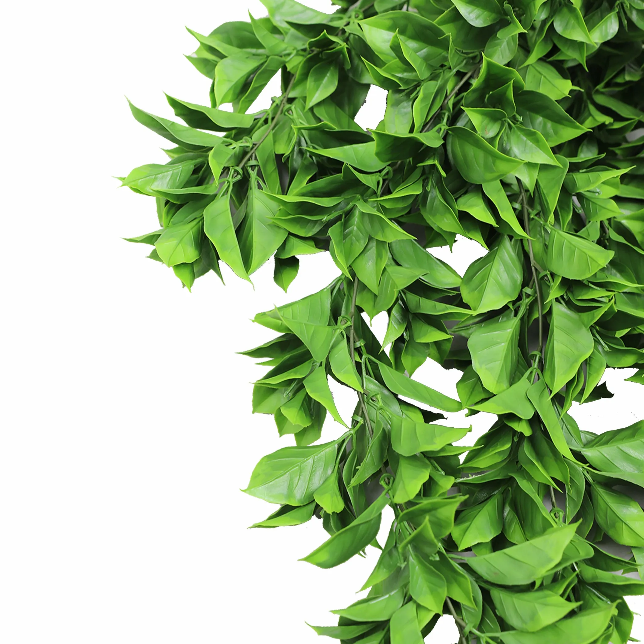 Artificial Dense Hanging Flowering Pothos Bushes – Vivid Green UV Resistant & Fire Rated | 10.6in x 28.5in (27cm x 72cm Each) - Image 5