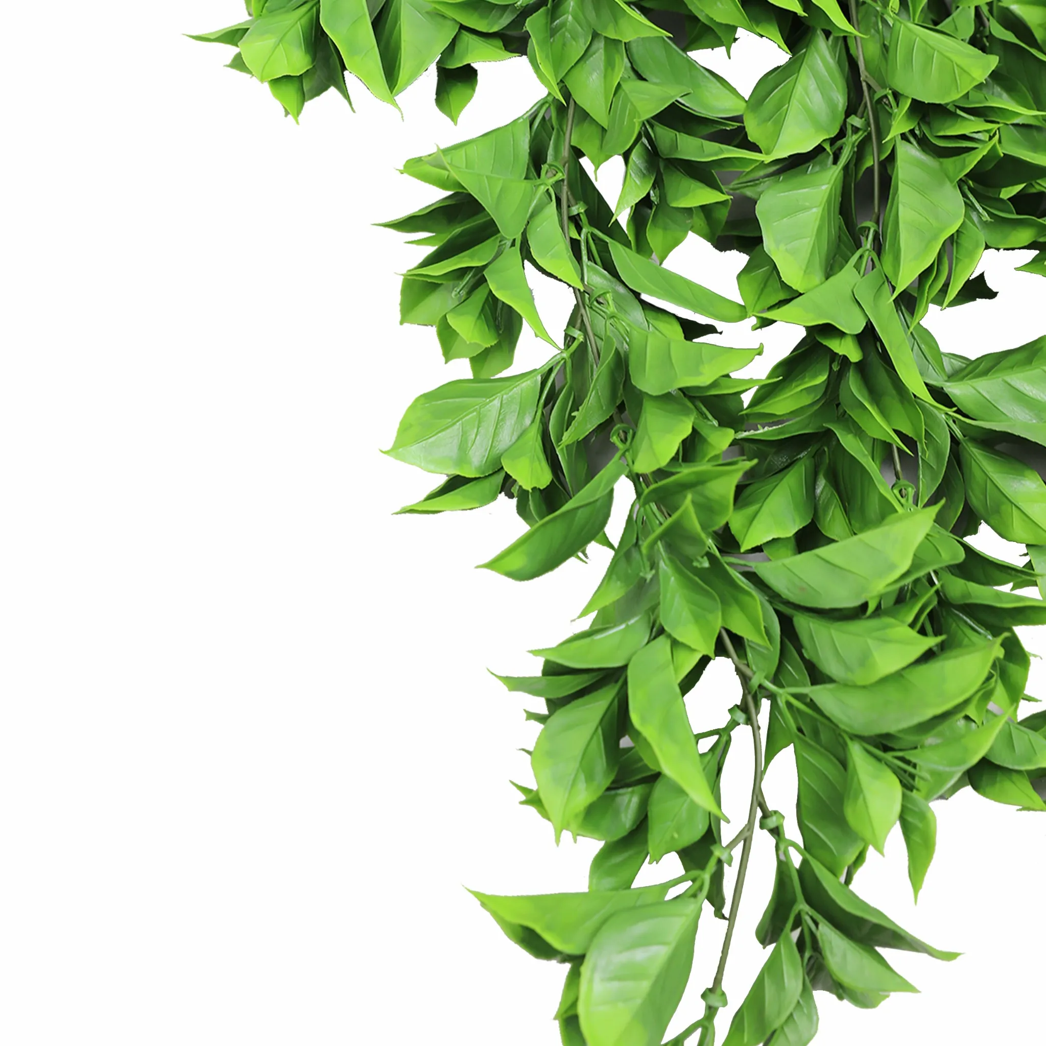 Artificial Dense Hanging Flowering Pothos Bushes – Vivid Green UV Resistant & Fire Rated | 10.6in x 28.5in (27cm x 72cm Each) - Image 6