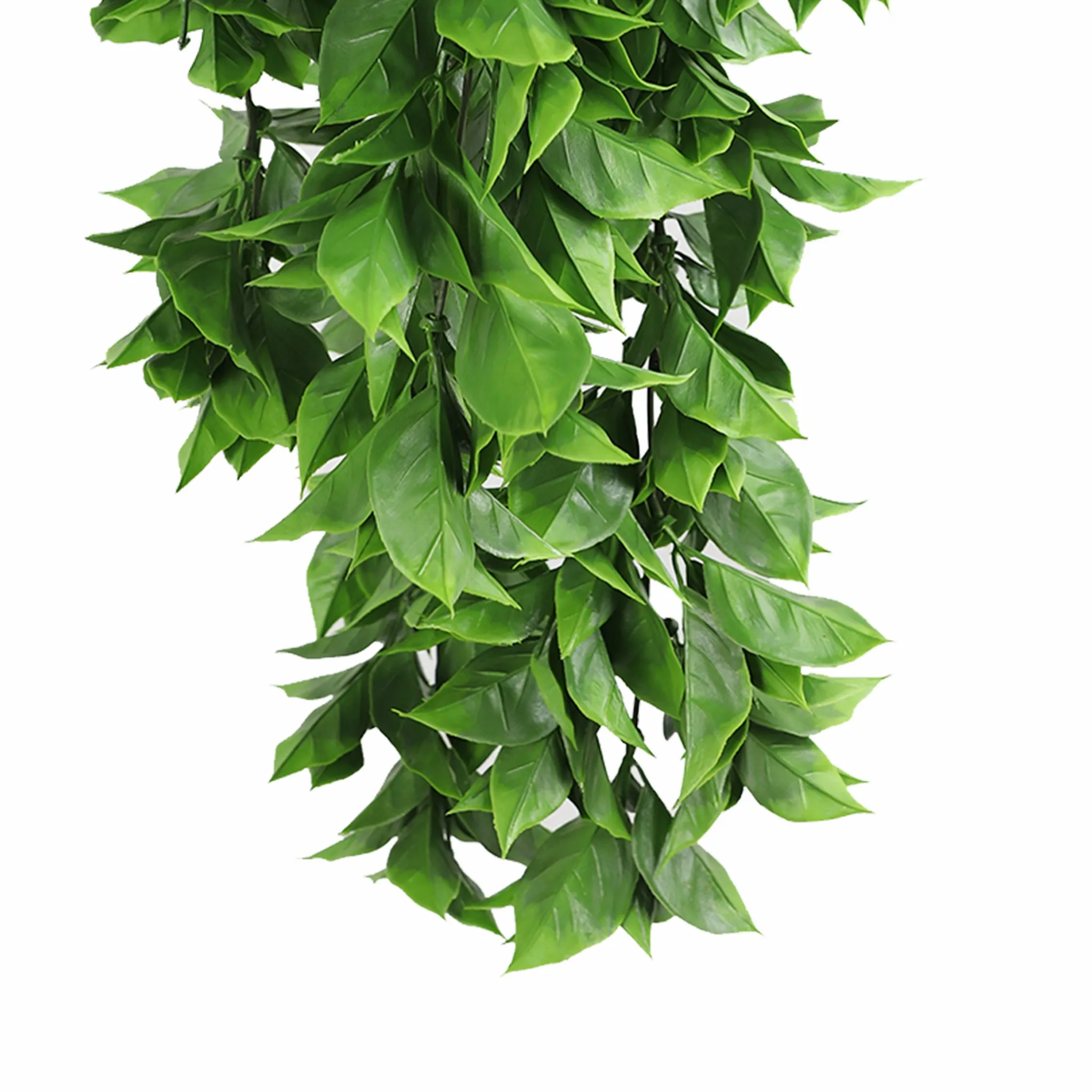 Artificial Dense Hanging Flowering Pothos Bushes – Vivid Green UV Resistant & Fire Rated | 10.6in x 28.5in (27cm x 72cm Each) - Image 8
