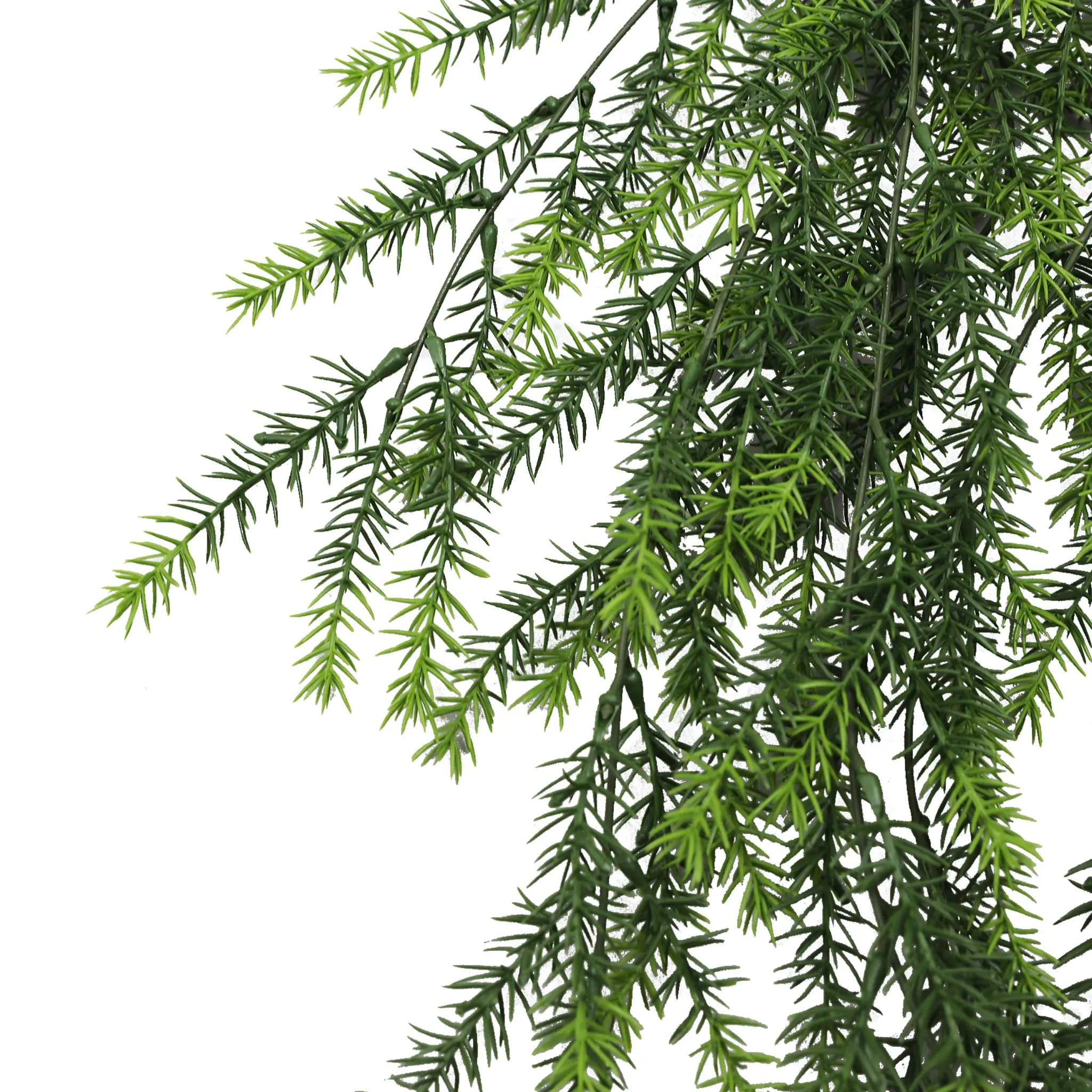 Artificial Hanging Cedar Vine Garland Bushes UV Resistant & Fire Rated | 7.8in x 30in (20cm x 76cm Each) - Image 6