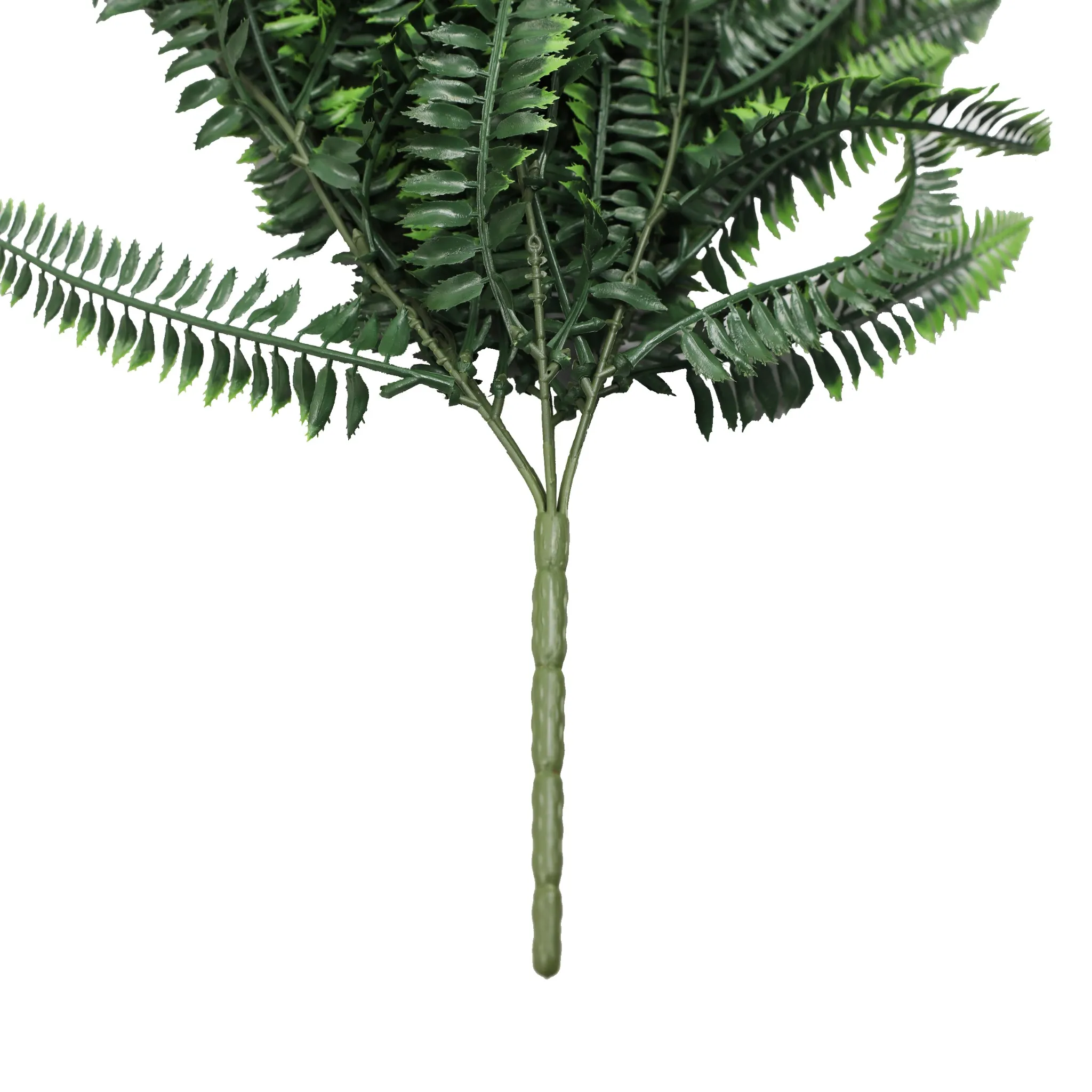 Artificial Hanging Dense Boston Fern Garland Bushes UV Resistant & Fire Rated | 10.6in x 33in (27cm x 84cm Each) - Image 8