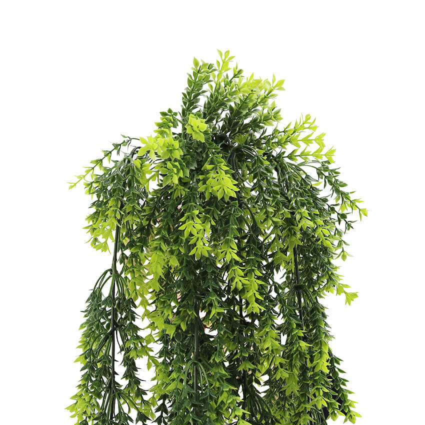 Artificial Hanging Vivid Green Dense Fern Plant 30" UV Resistant - Image 3
