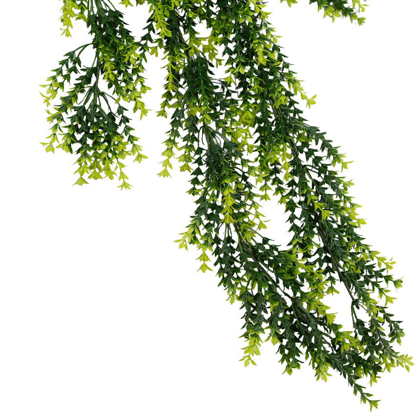 Artificial Hanging Vivid Green Dense Fern Plant 30" UV Resistant - Image 6