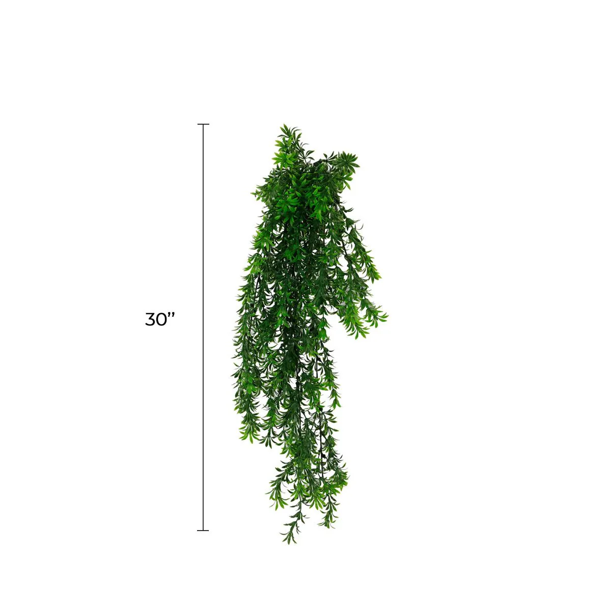 Artificial Hanging Willow Leaf Garland Bushes UV Resistant & Fire Rated | 7.1in x 30in (18cm x 76cm Each) - Image 2