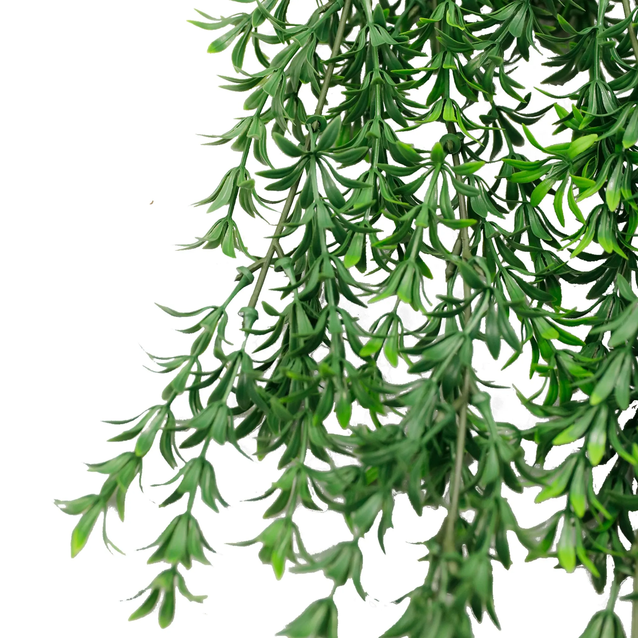 Artificial Hanging Willow Leaf Garland Bushes UV Resistant & Fire Rated | 7.1in x 30in (18cm x 76cm Each) - Image 6