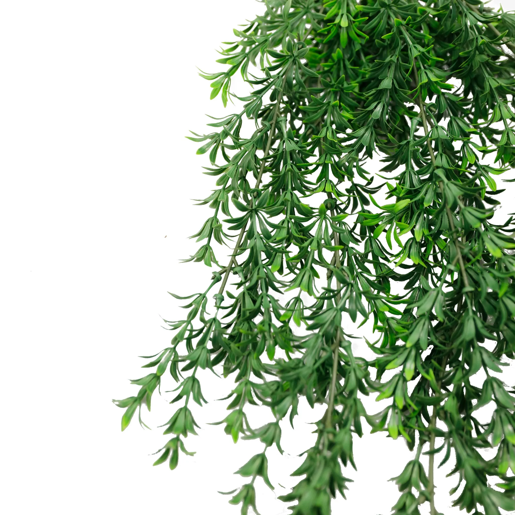 Artificial Hanging Willow Leaf Garland Bushes UV Resistant & Fire Rated | 7.1in x 30in (18cm x 76cm Each) - Image 7