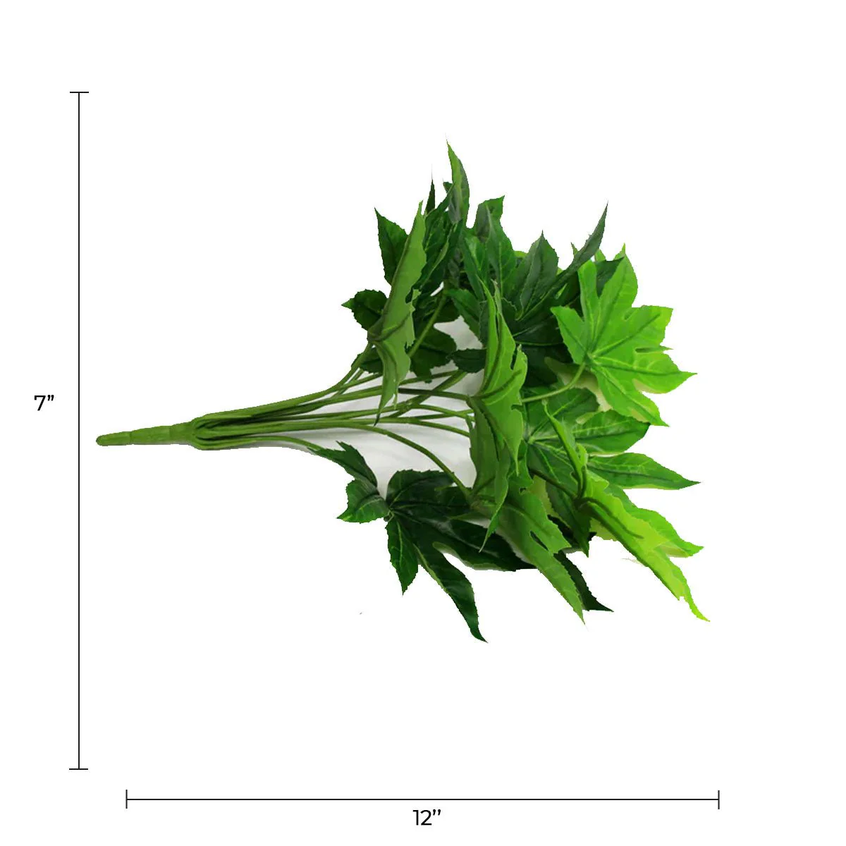 Artificial Marijuana / Hemp Plant Leaves 12" - Image 2