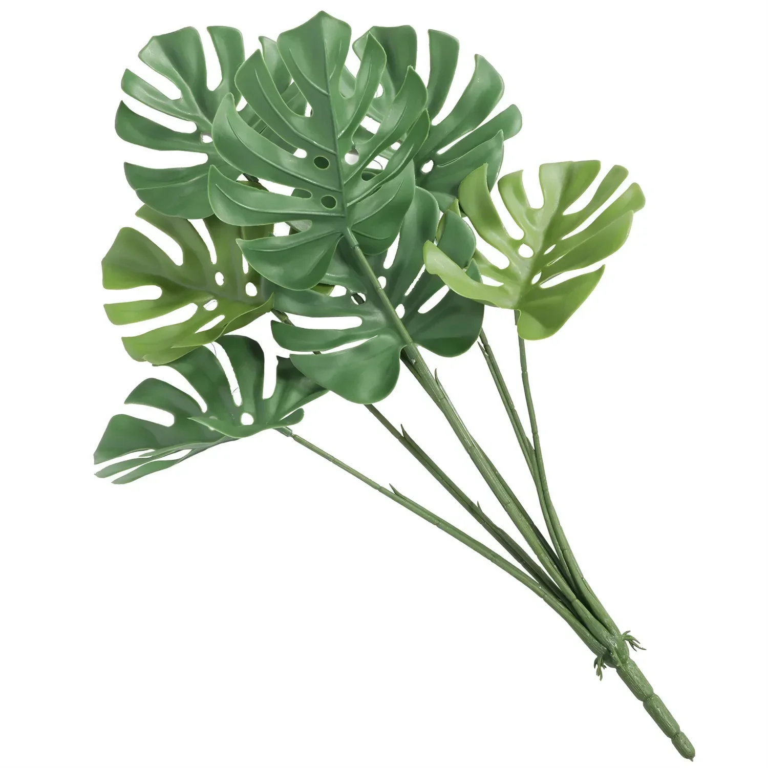 Artificial Monstera Split Leaf Philodendron Plant Stem 24" UV Resistant (Outdoor Proof) - Image 10