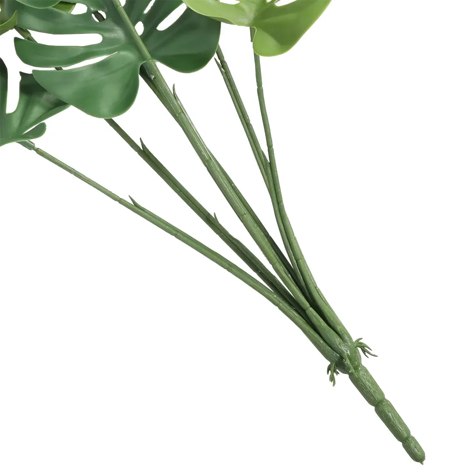 Artificial Monstera Split Leaf Philodendron Plant Stem 24" UV Resistant (Outdoor Proof) - Image 9
