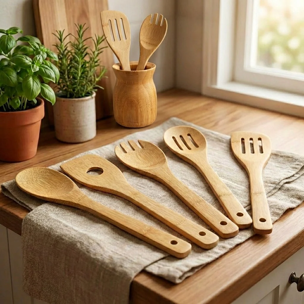 Bamboo Slanted Spatula - Image 3
