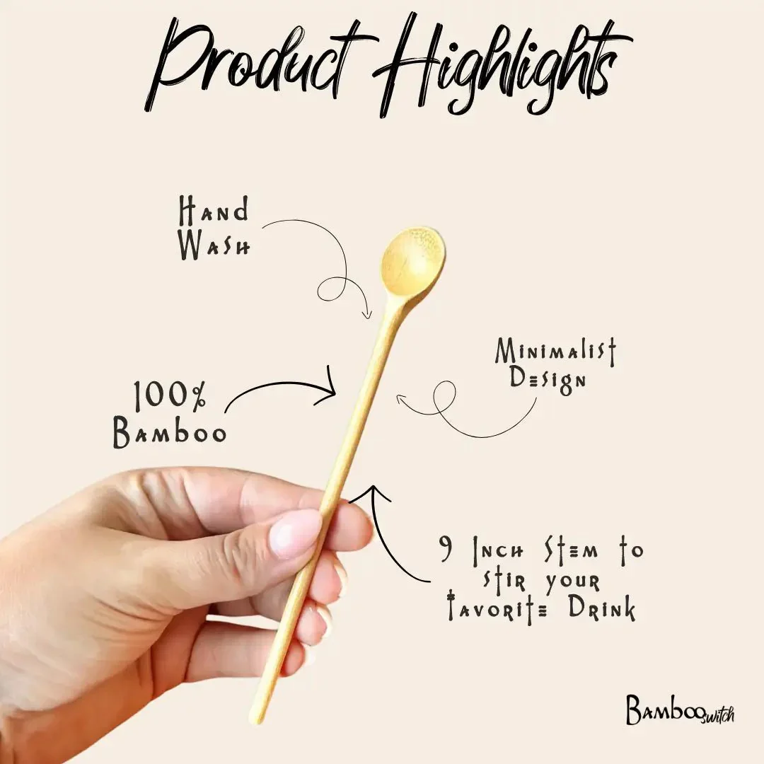 Bamboo Stir Spoon - Image 2