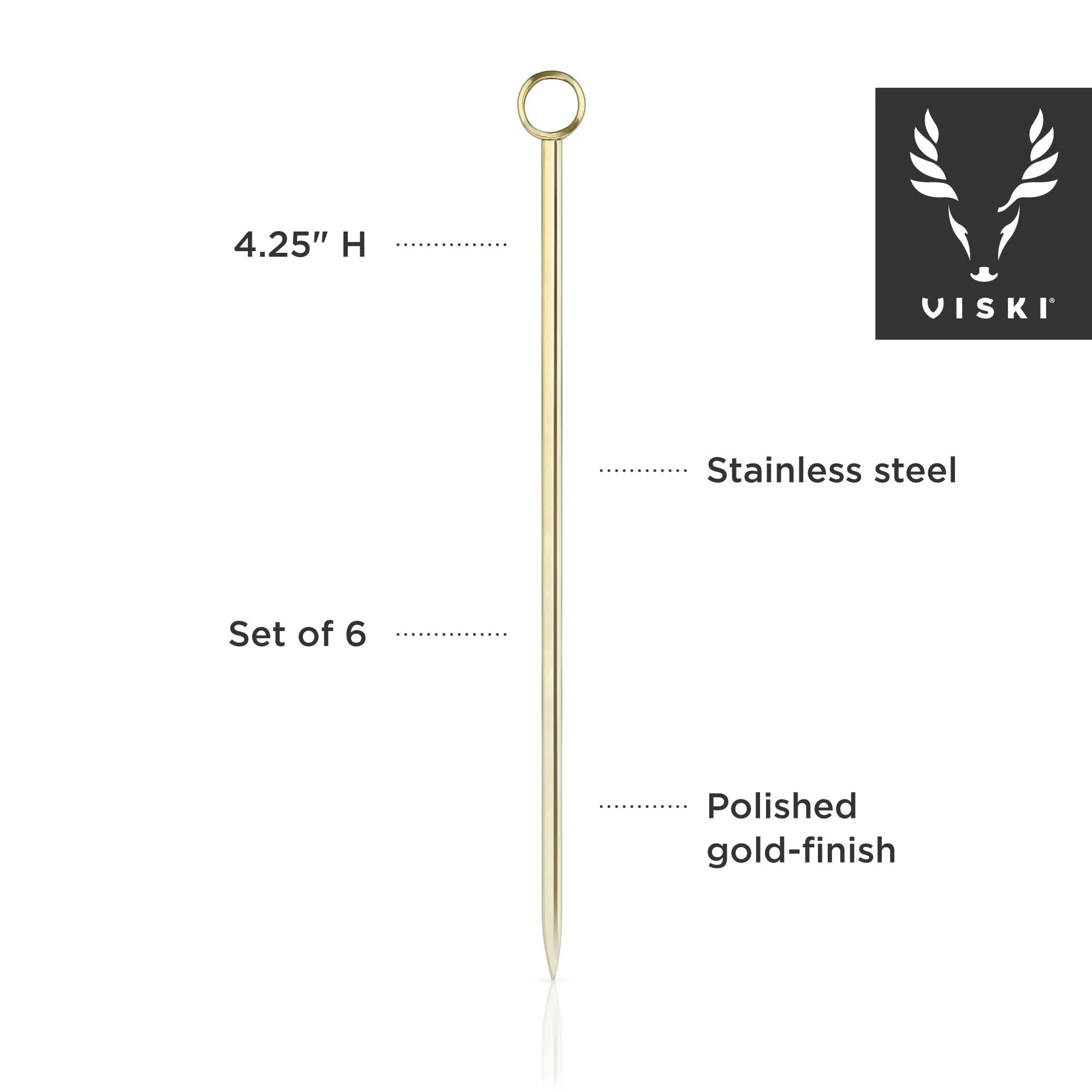Belmont Cocktail Picks Set of 6 - Image 5