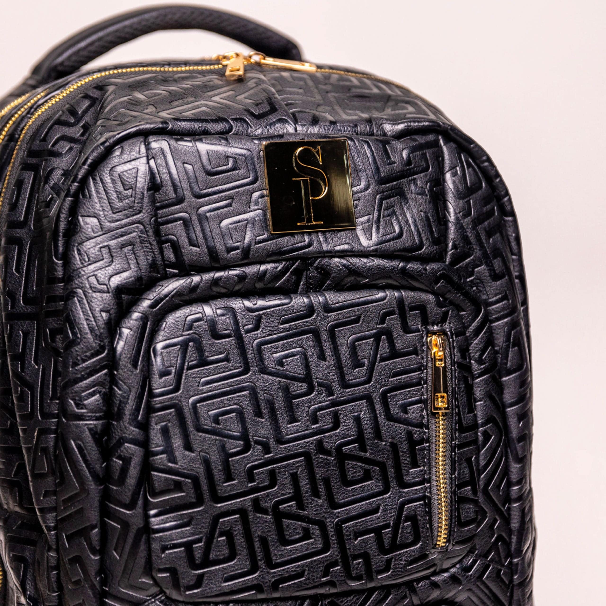 Black Monogram Leather Patented Carry-On Backpack (Only 150 Made) - Image 10