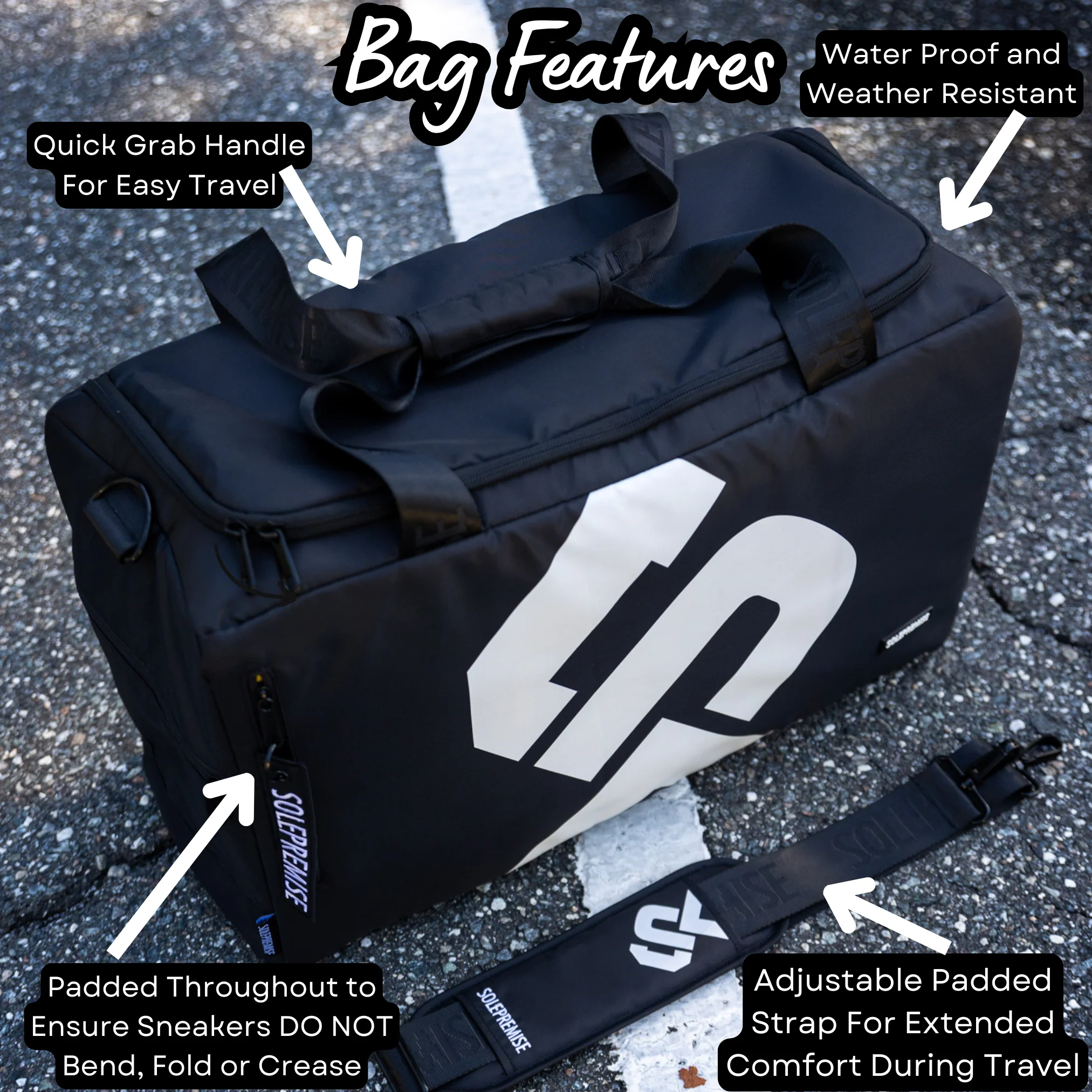 Black Sneaker Duffle - Image 5