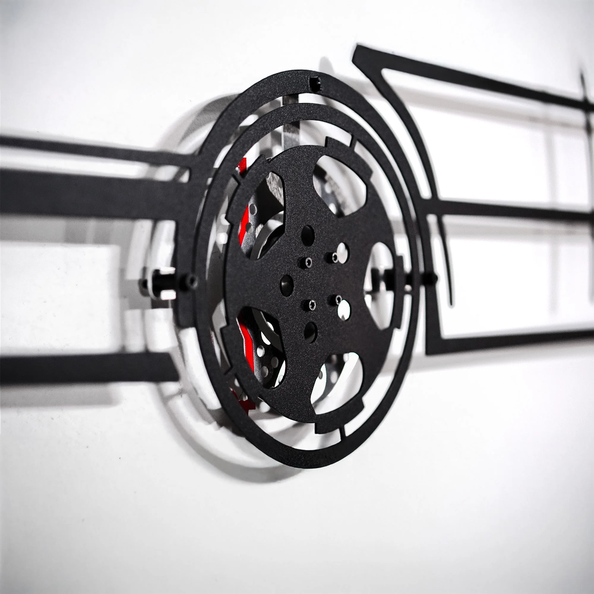 BMW E34 M5 Wall Art – Classic Steel Silhouette with Spinning Wheels-KAFMEKA014 - Image 2