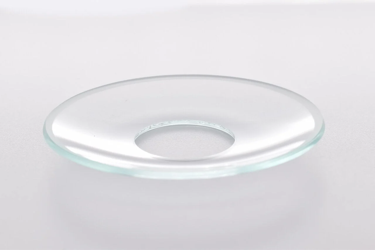Bobeche - SET OF 2 Frosted Edge Glass 2.75 Inch